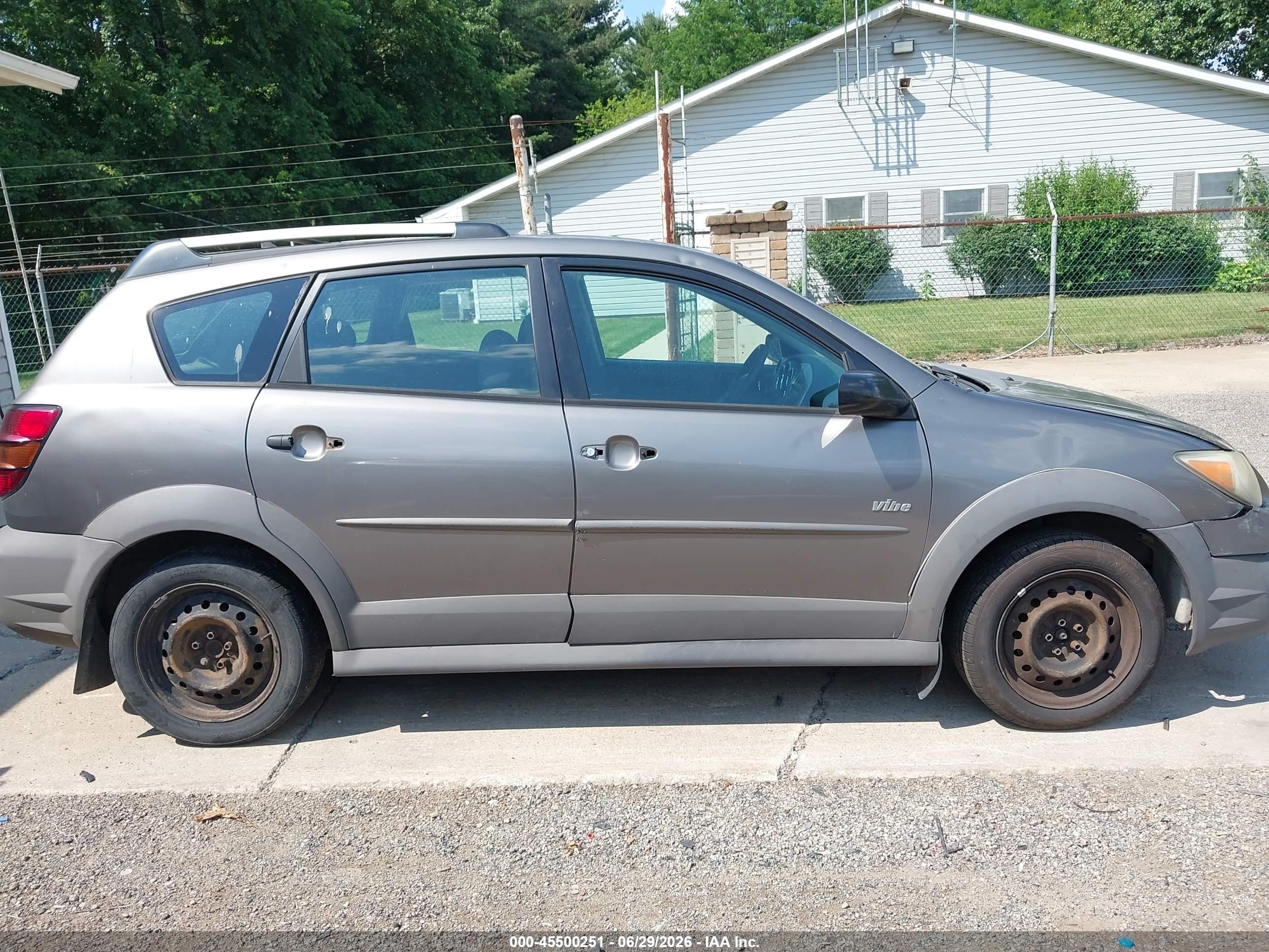 2004 Pontiac Vibe   Gray vin: 5Y2SL62854Z441954