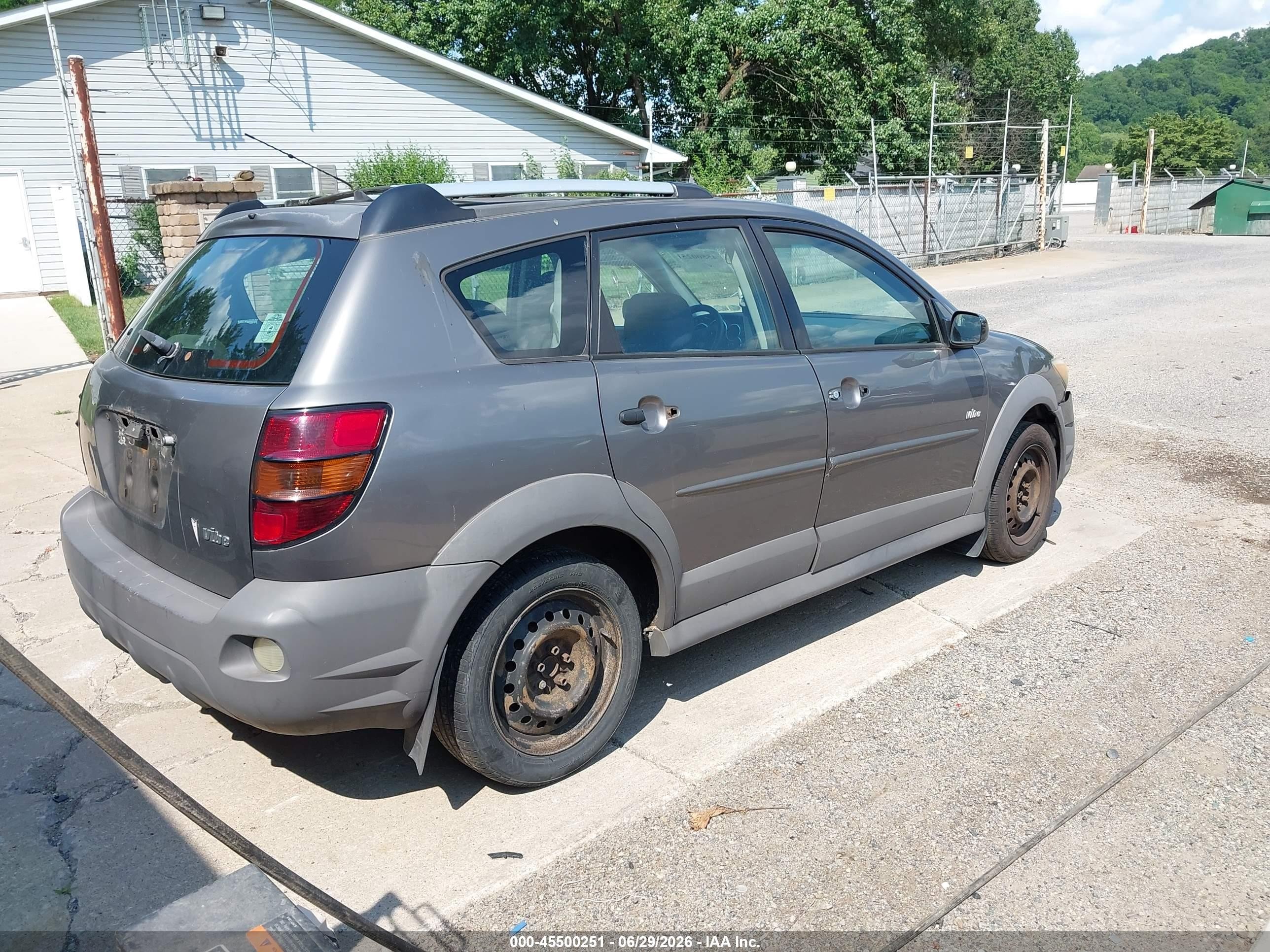 2004 Pontiac Vibe   Gray vin: 5Y2SL62854Z441954