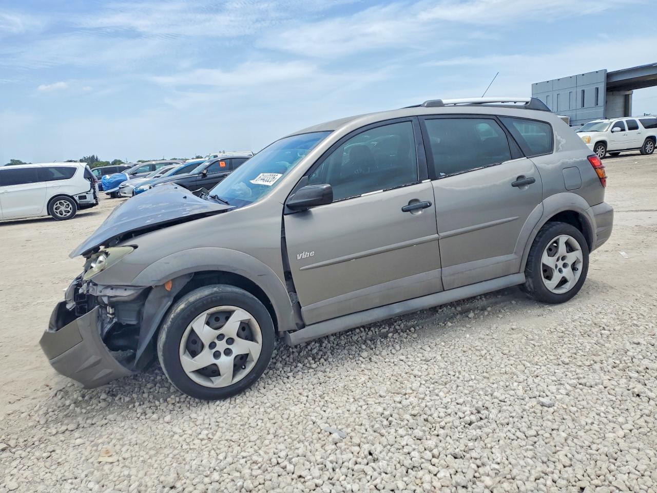 2004 Pontiac Vibe Gray vin: 5Y2SL62854Z447589