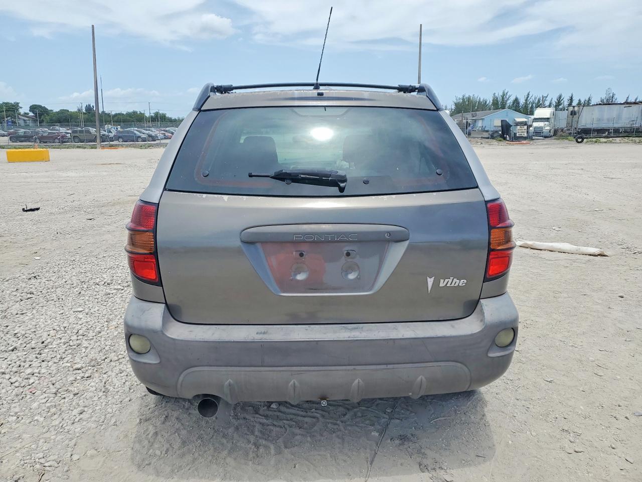 2004 Pontiac Vibe Gray vin: 5Y2SL62854Z447589