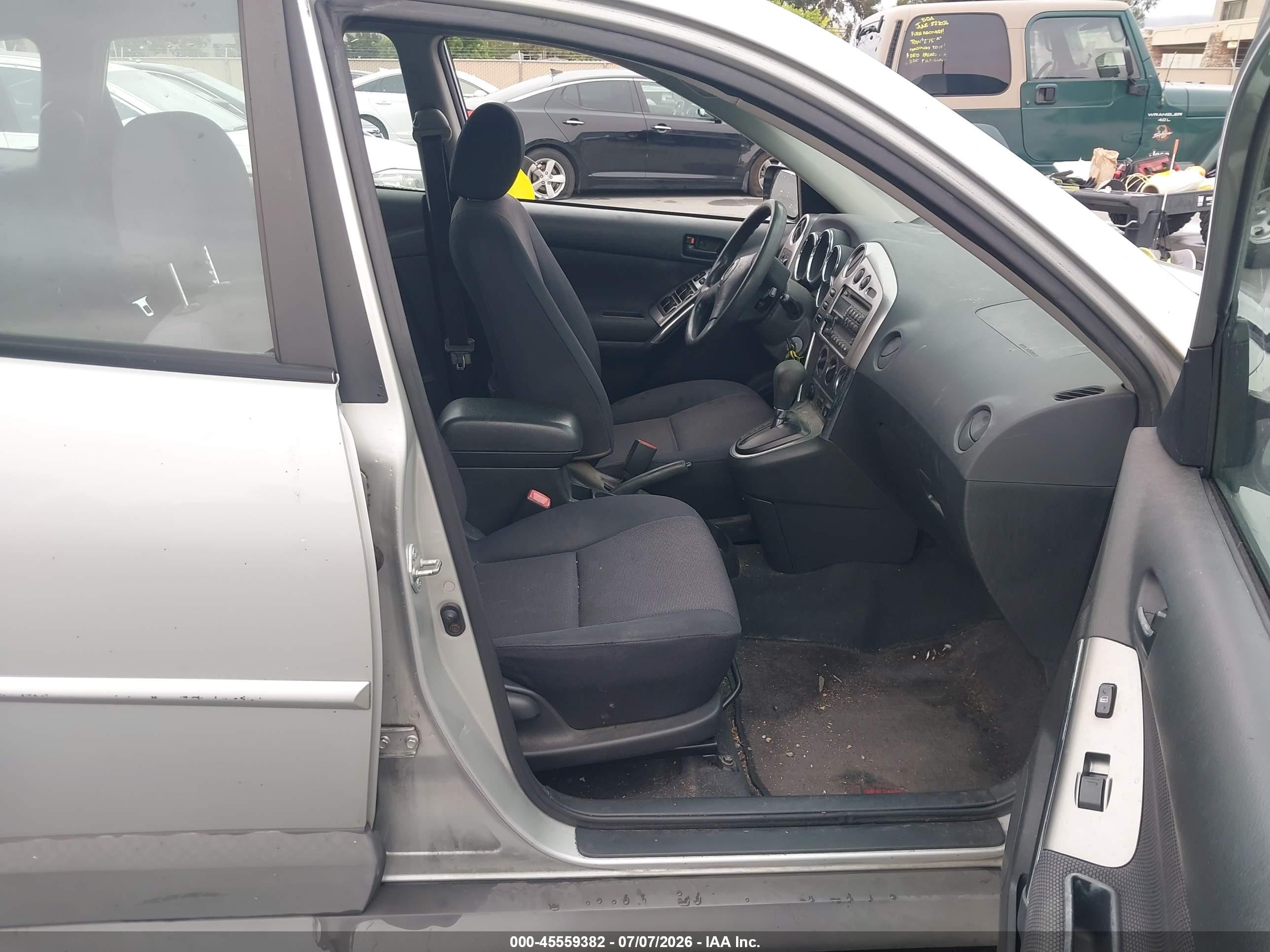2004 Pontiac Vibe   Gray vin: 5Y2SL62854Z458026