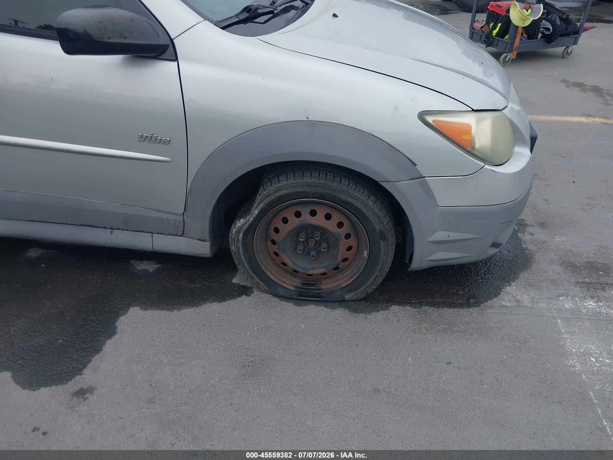 2004 Pontiac Vibe   Gray vin: 5Y2SL62854Z458026