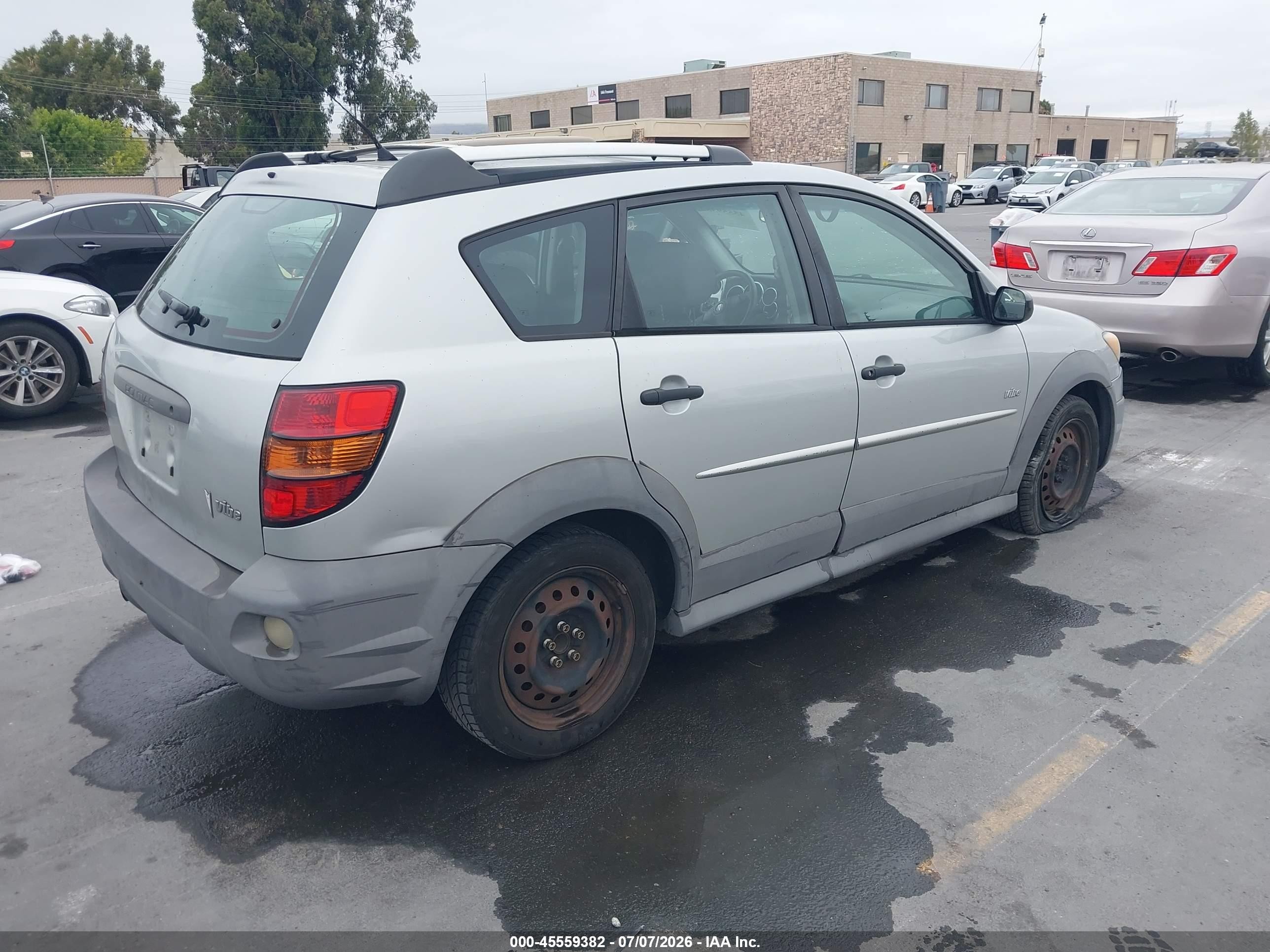 2004 Pontiac Vibe   Gray vin: 5Y2SL62854Z458026