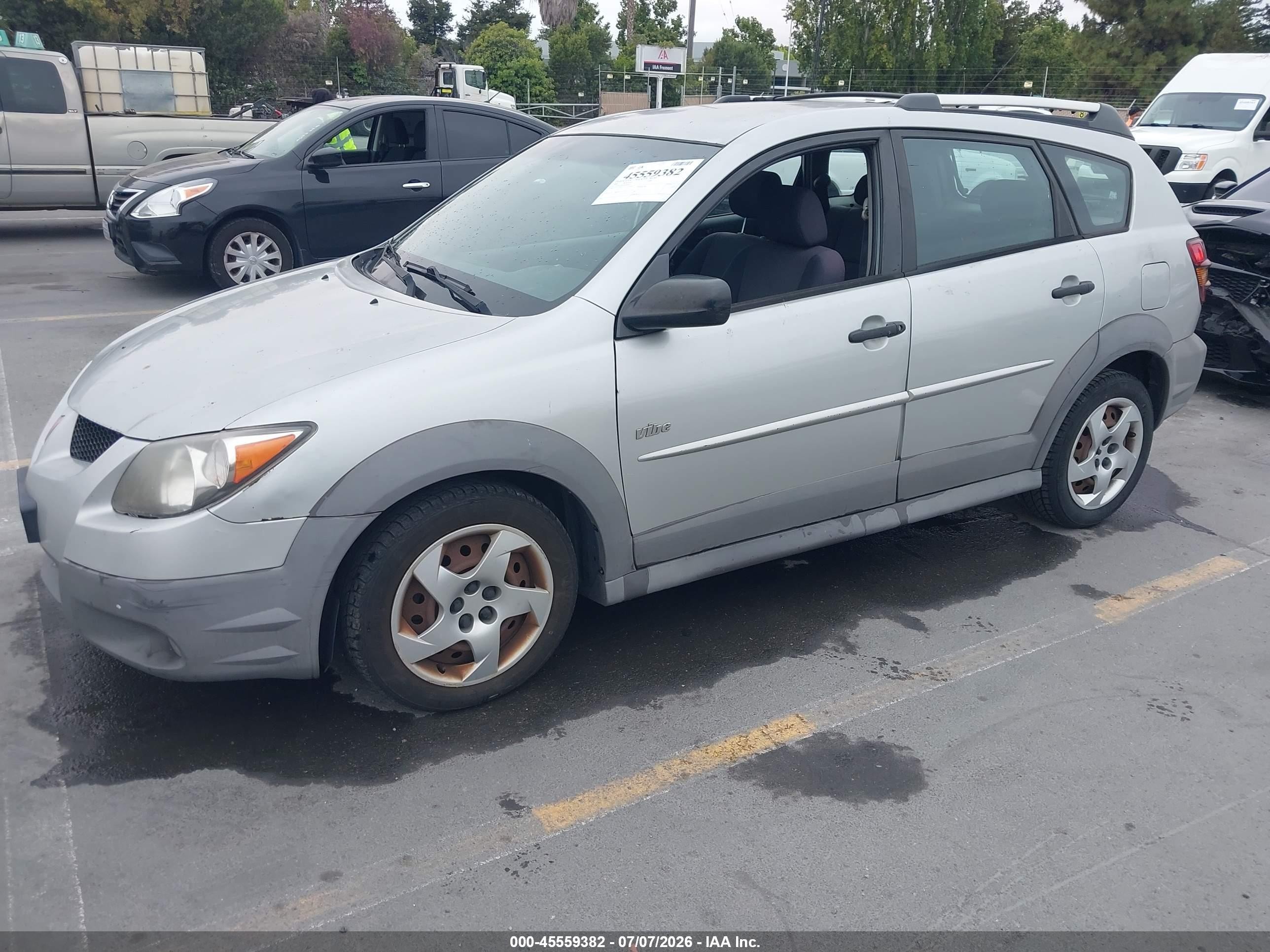 2004 Pontiac Vibe   Gray vin: 5Y2SL62854Z458026