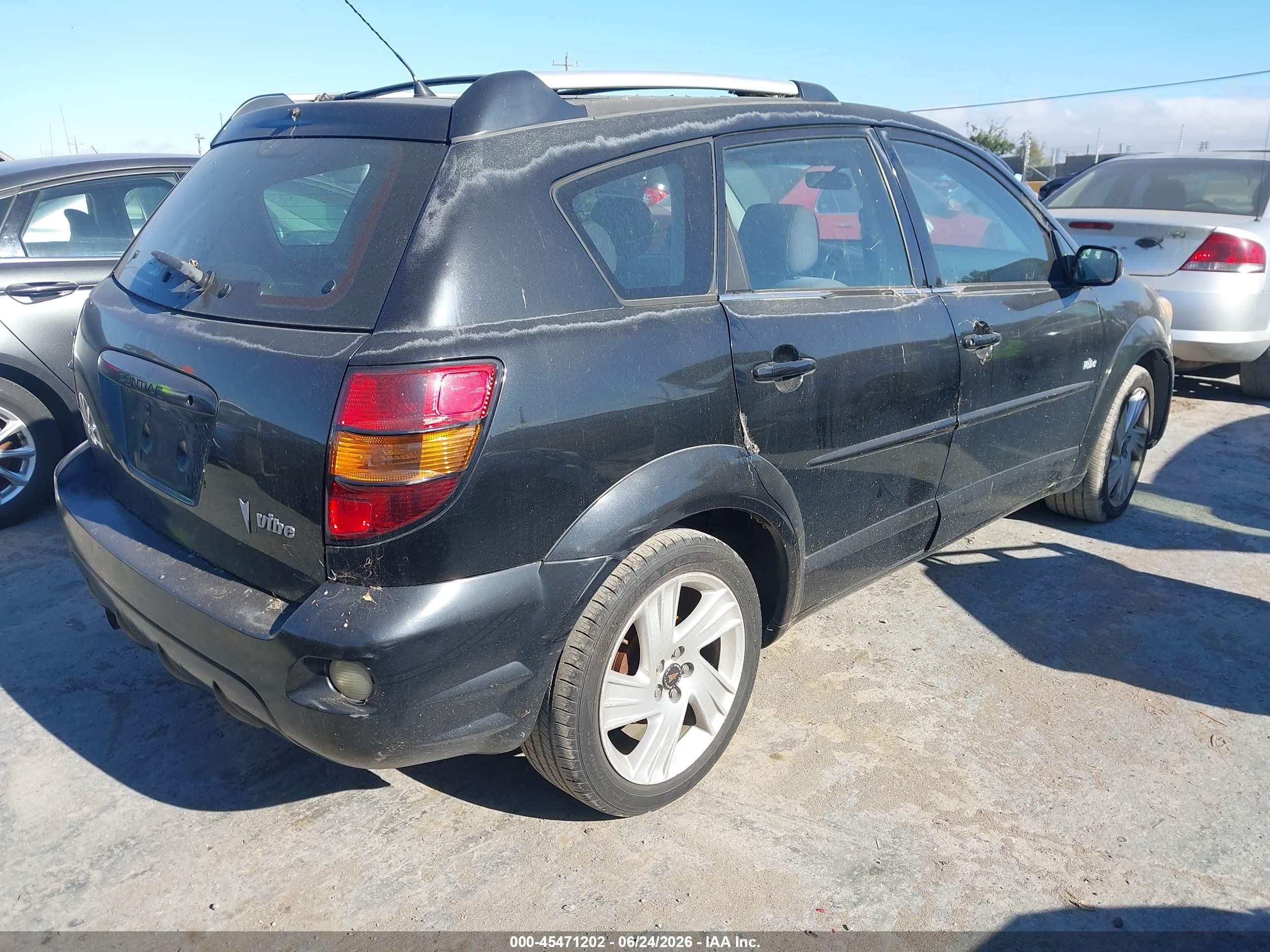 2004 Pontiac Vibe   Black vin: 5Y2SL62854Z469110