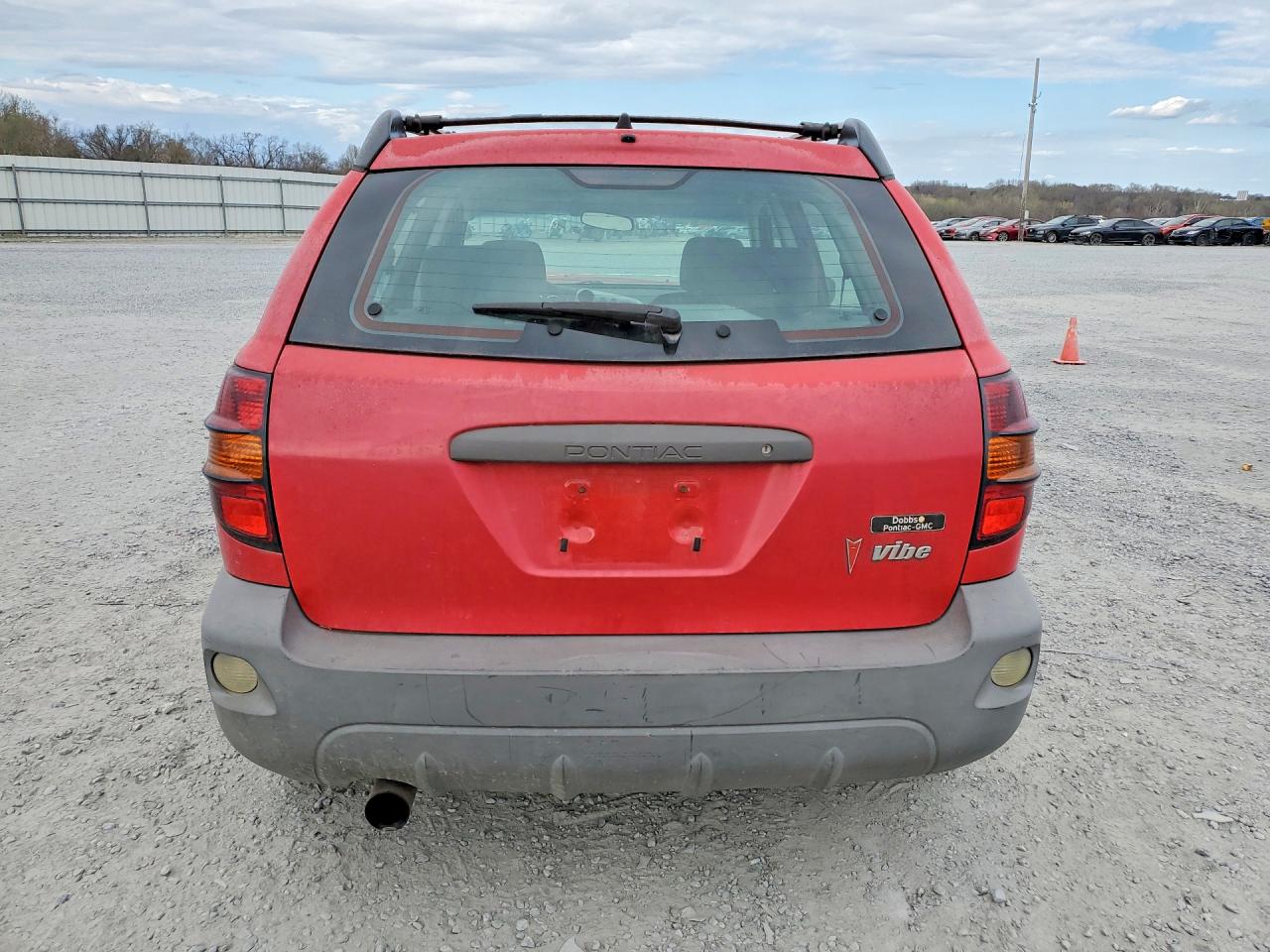 2003 Pontiac Vibe Red vin: 5Y2SL62863Z417581