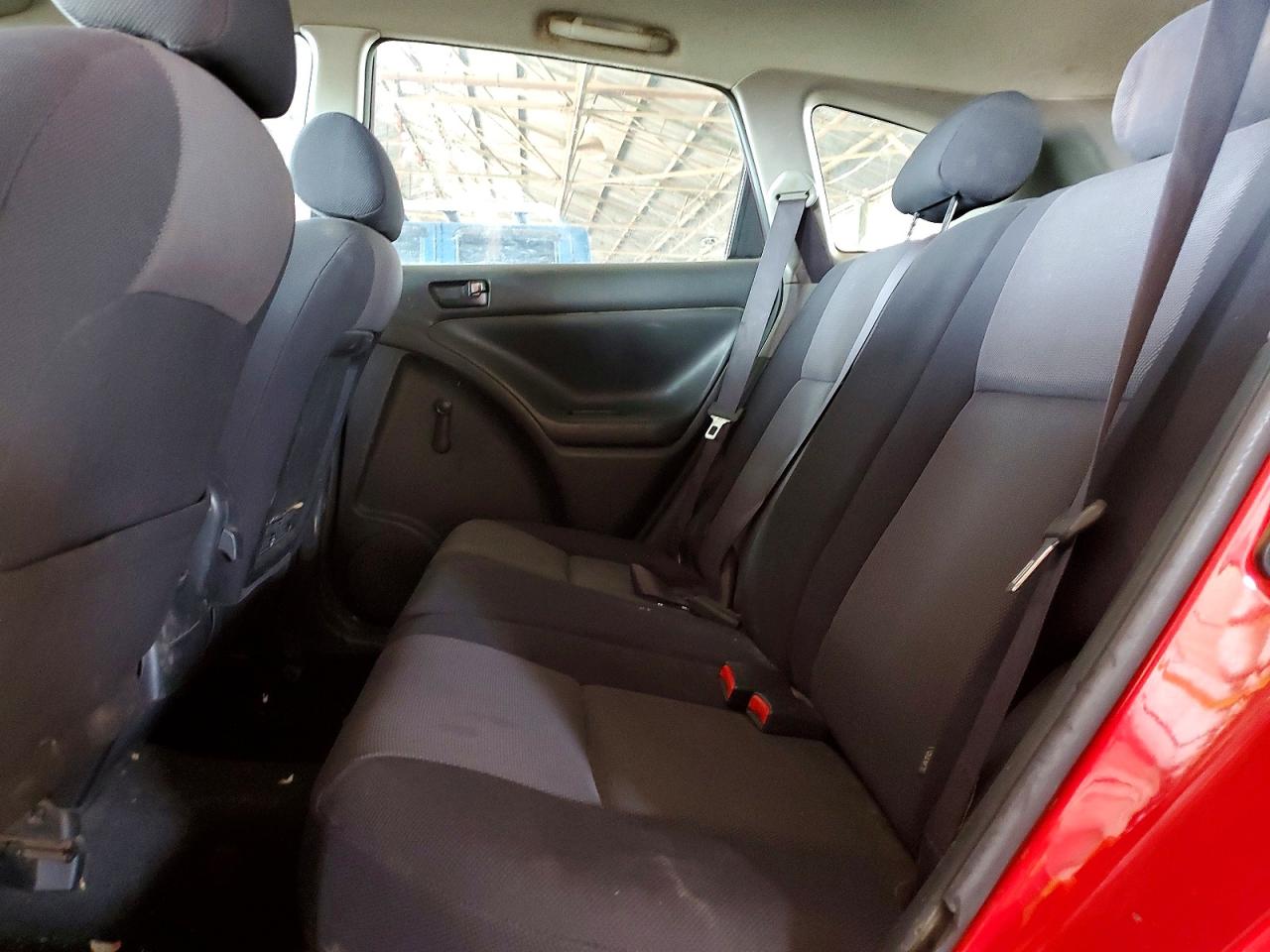 2003 Pontiac Vibe Red vin: 5Y2SL62863Z435806