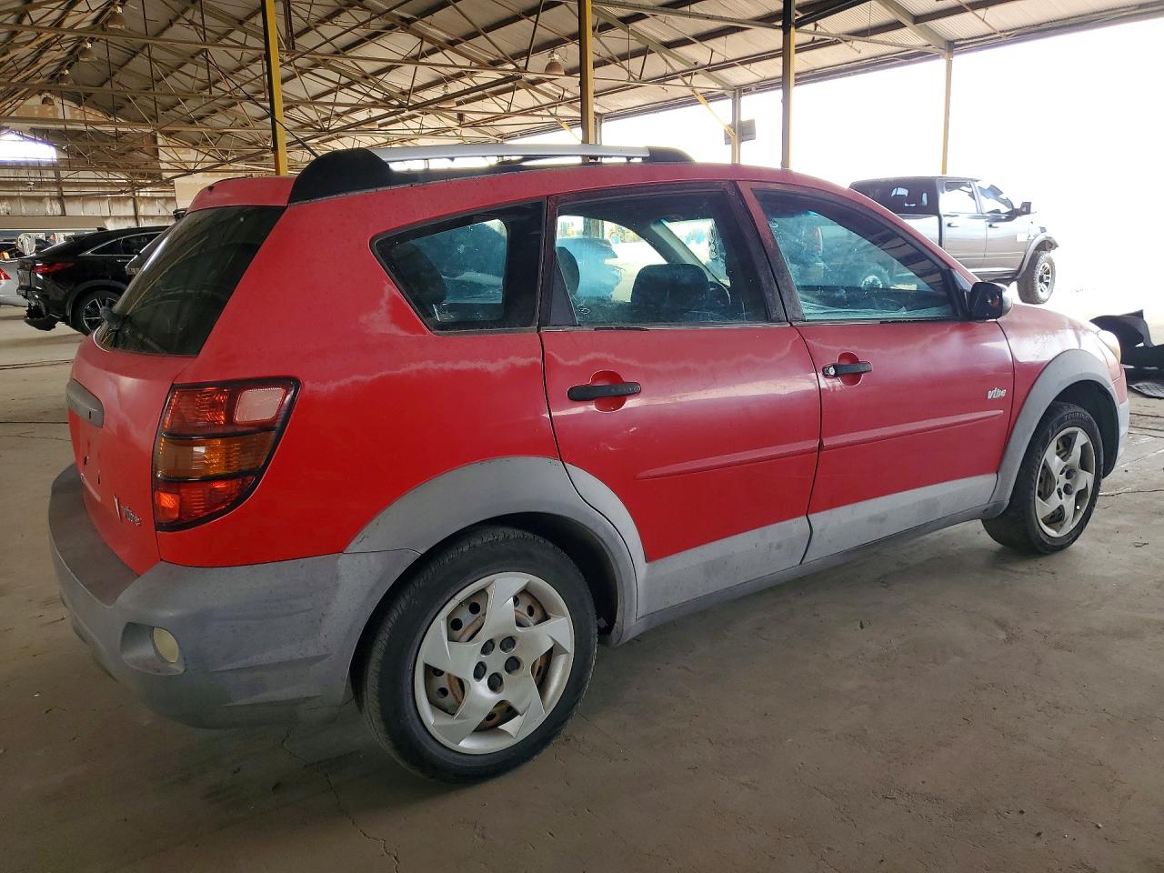 2003 Pontiac Vibe Red vin: 5Y2SL62863Z435806