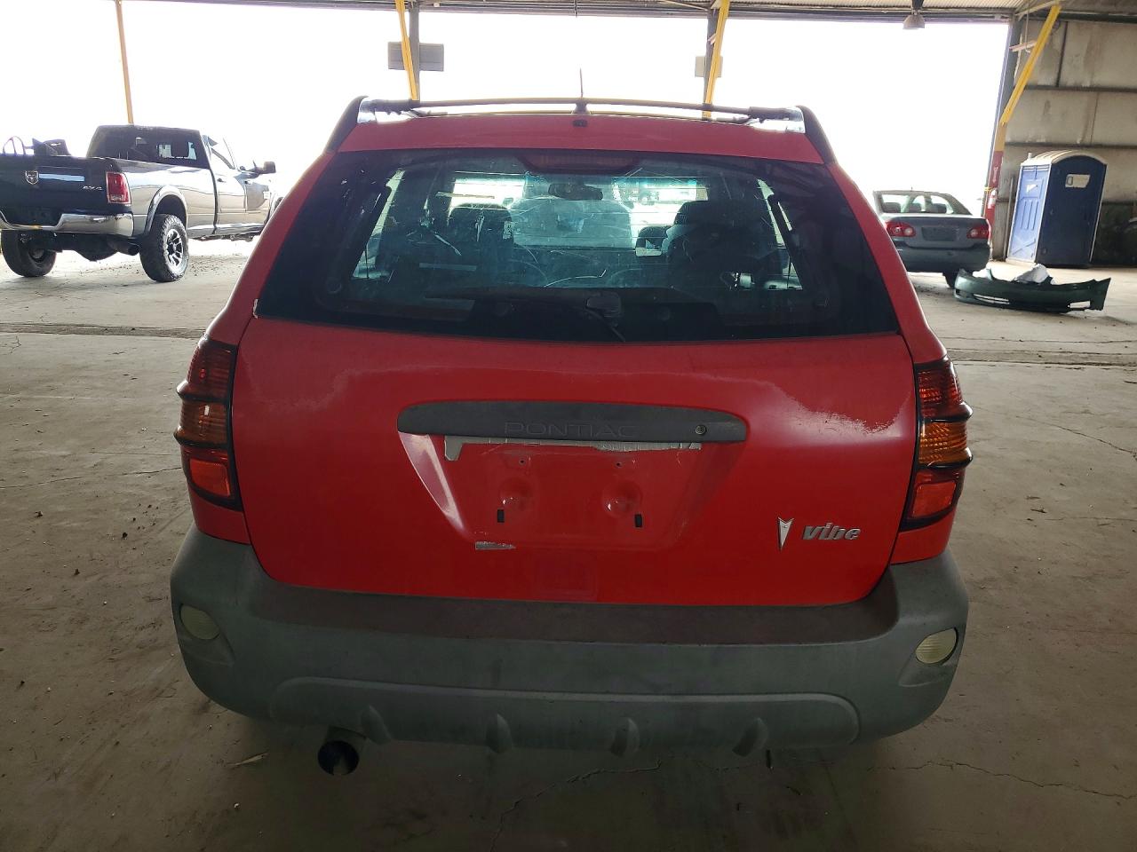 2003 Pontiac Vibe Red vin: 5Y2SL62863Z435806