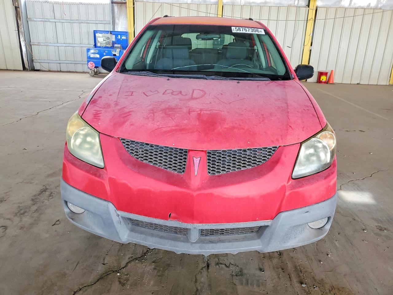 2003 Pontiac Vibe Red vin: 5Y2SL62863Z435806