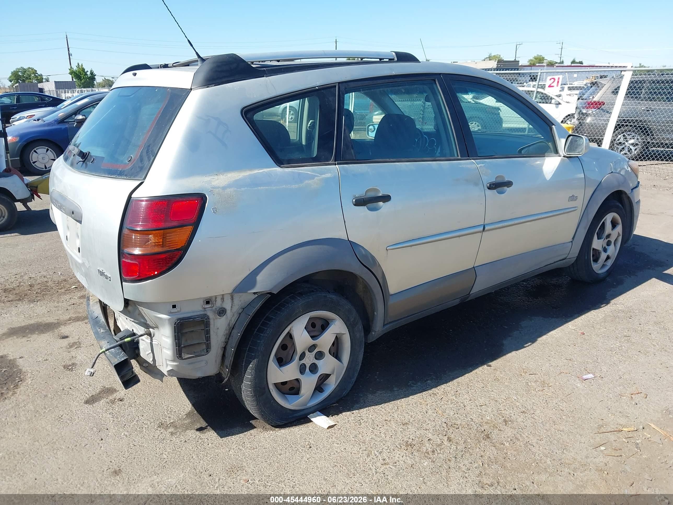 2003 Pontiac Vibe   Silver vin: 5Y2SL62873Z438052