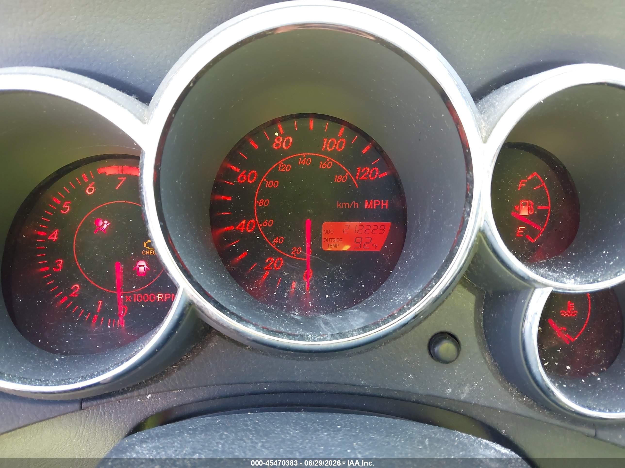 2003 Pontiac Vibe   Красный vin: 5Y2SL62873Z445115