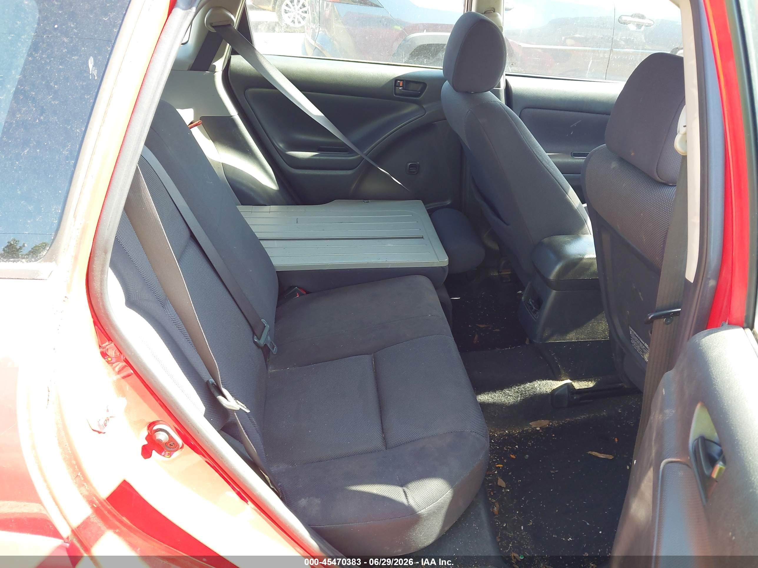 2003 Pontiac Vibe   Красный vin: 5Y2SL62873Z445115