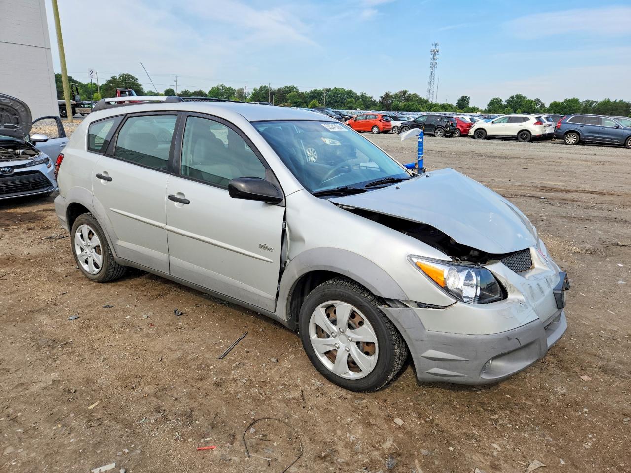 2003 Pontiac Vibe Silver vin: 5Y2SL62883Z478365