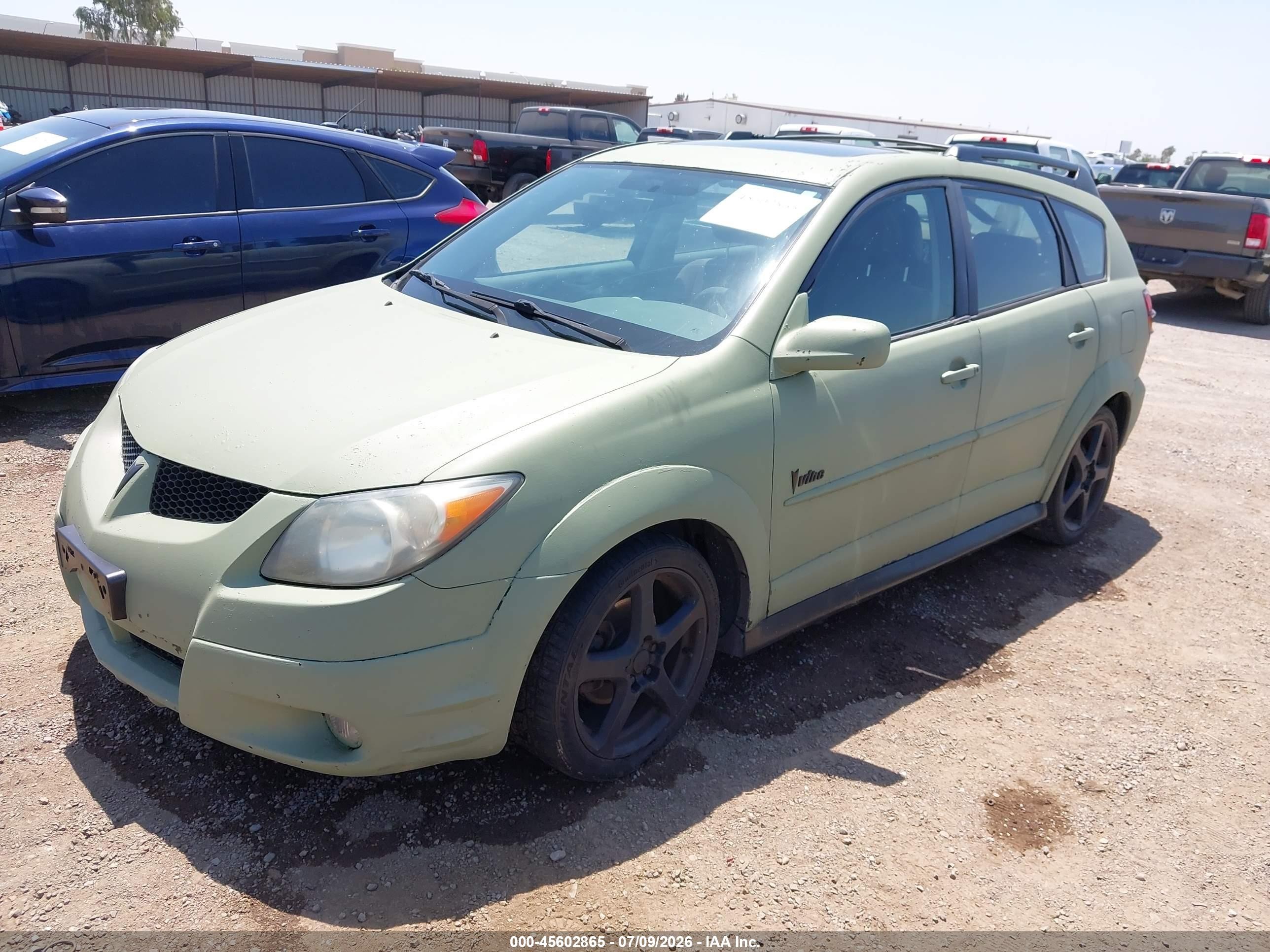 2004 Pontiac Vibe   Green vin: 5Y2SL62884Z421827