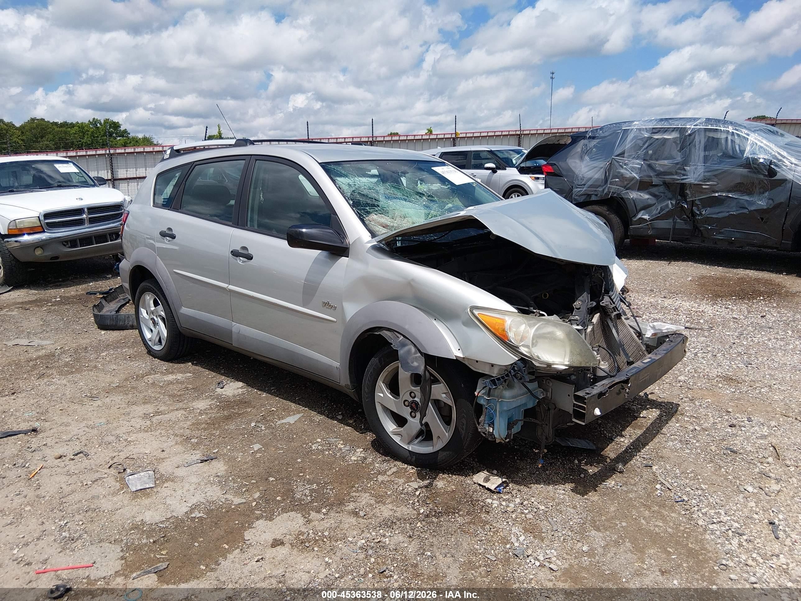 2003 Pontiac Vibe   Silver vin: 5Y2SL62893Z405733
