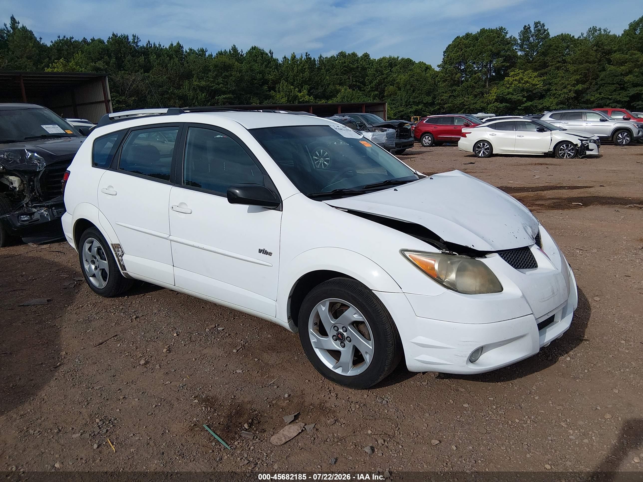 2003 Pontiac Vibe   White vin: 5Y2SL62893Z449750