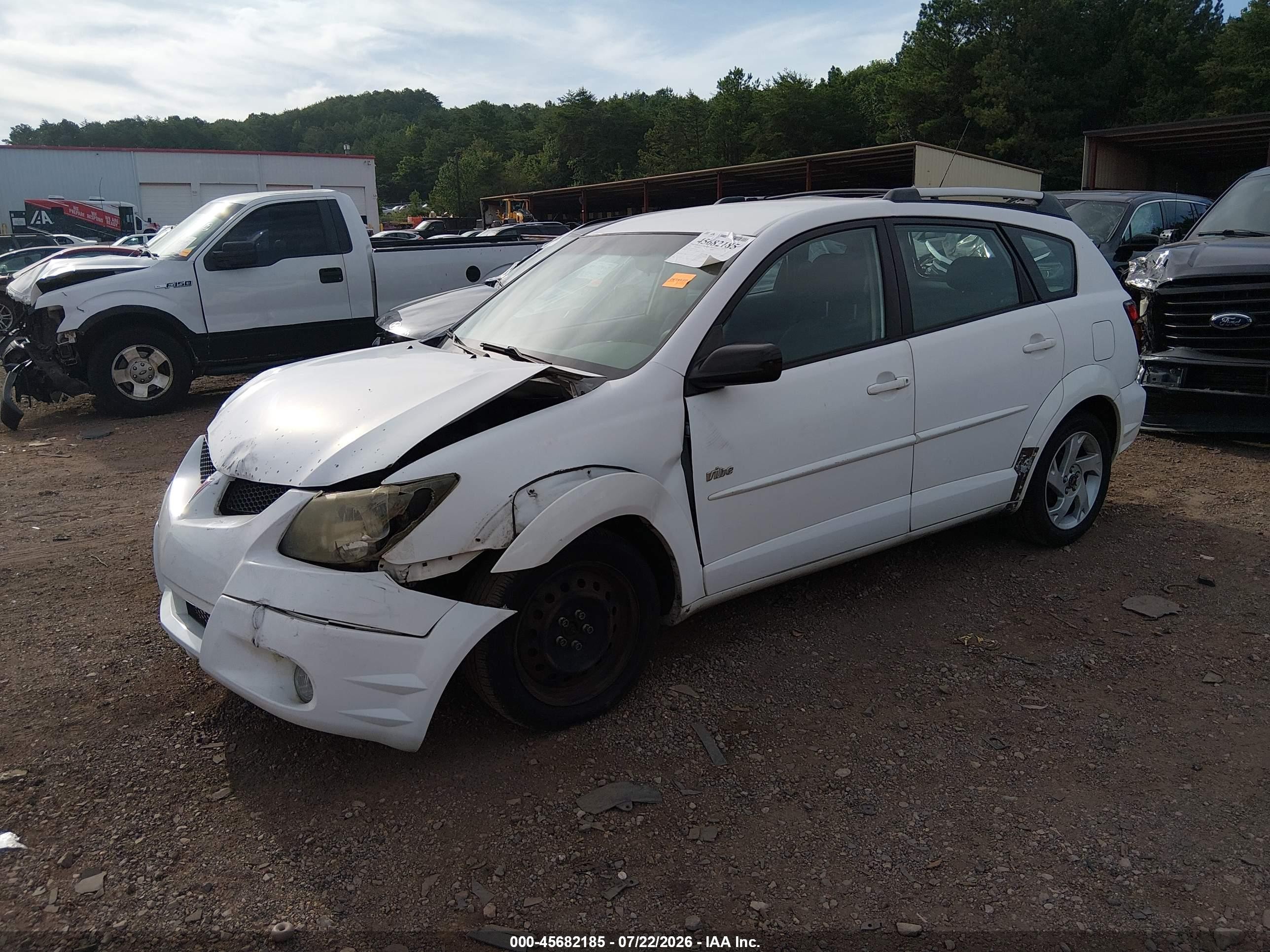 2003 Pontiac Vibe   White vin: 5Y2SL62893Z449750