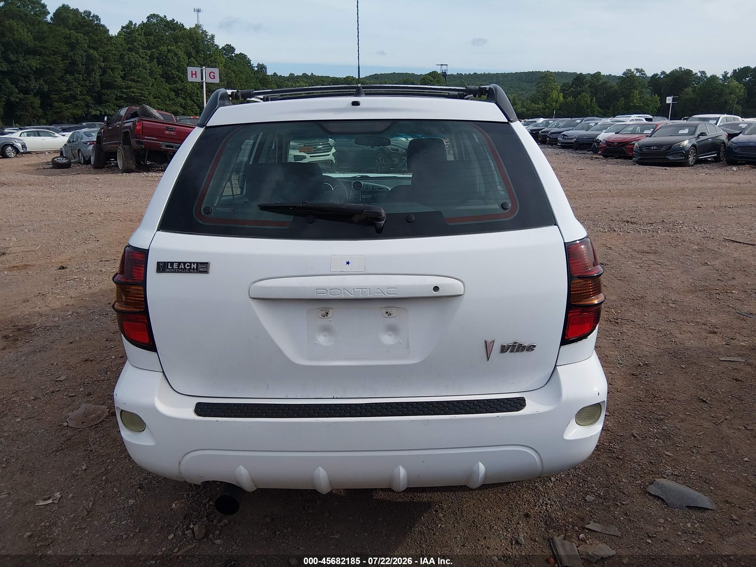 2003 Pontiac Vibe   White vin: 5Y2SL62893Z449750