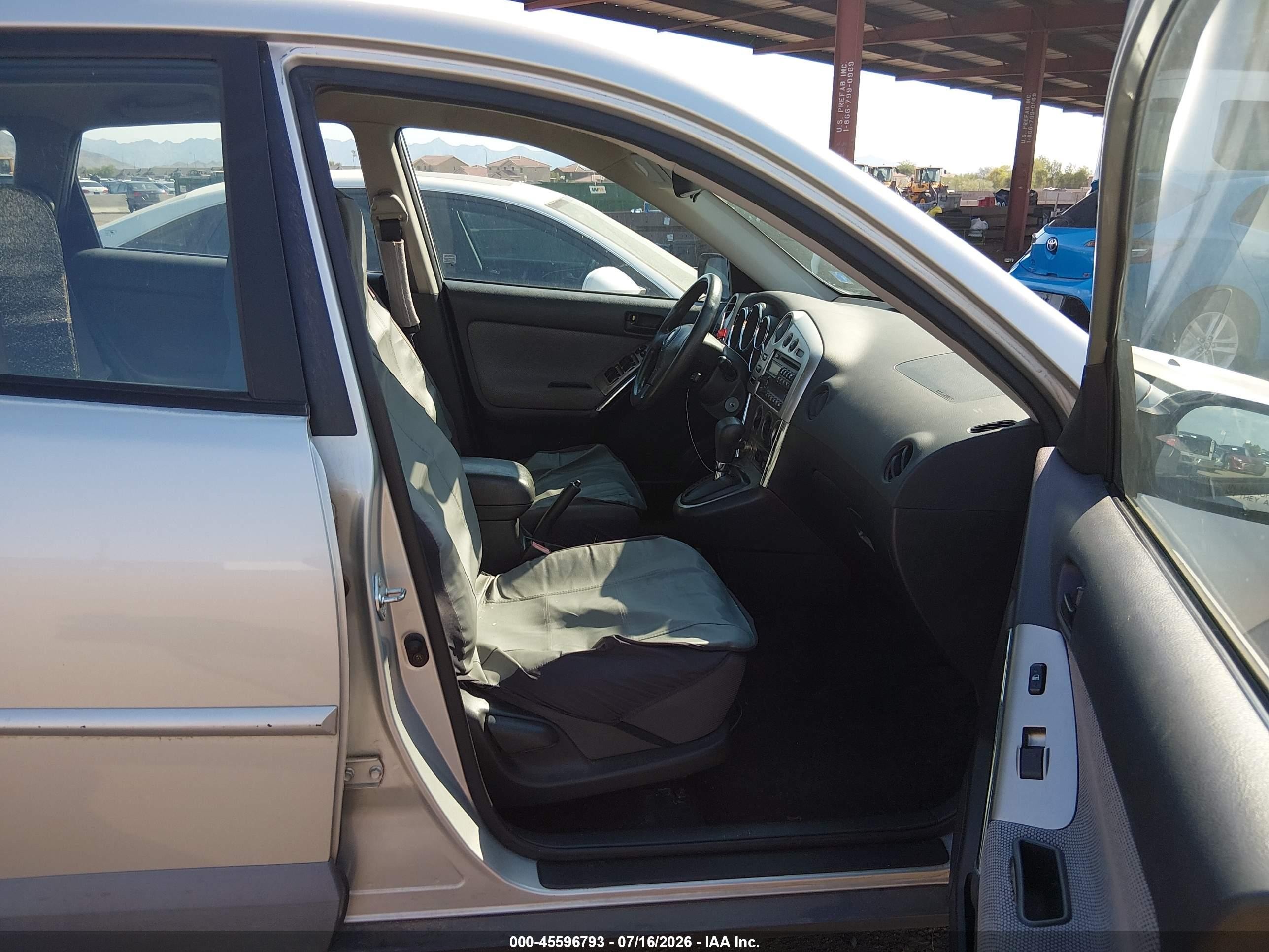 2003 Pontiac Vibe   Silver vin: 5Y2SL62893Z464474