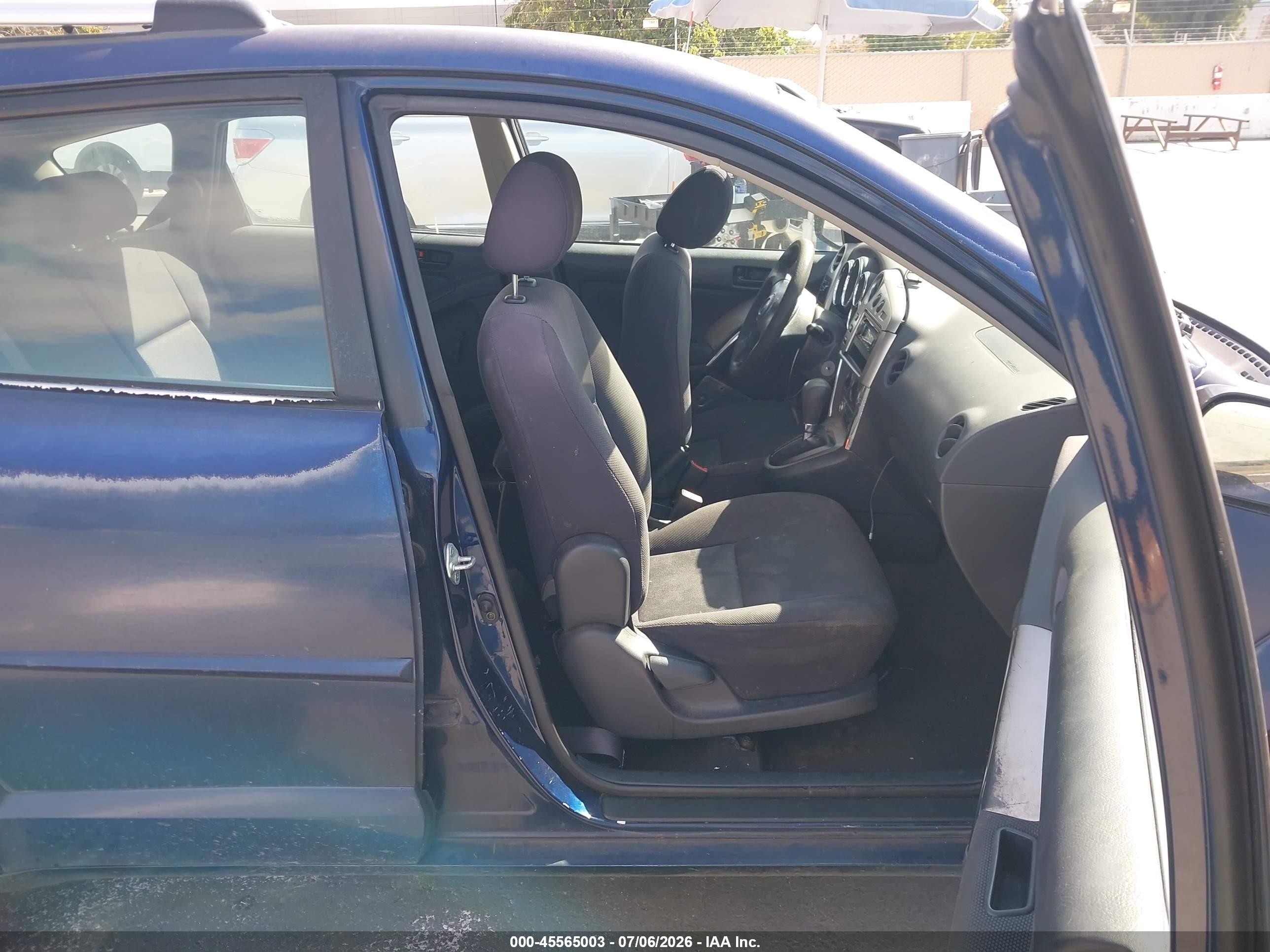 2003 Pontiac Vibe   Blue vin: 5Y2SL62893Z480965