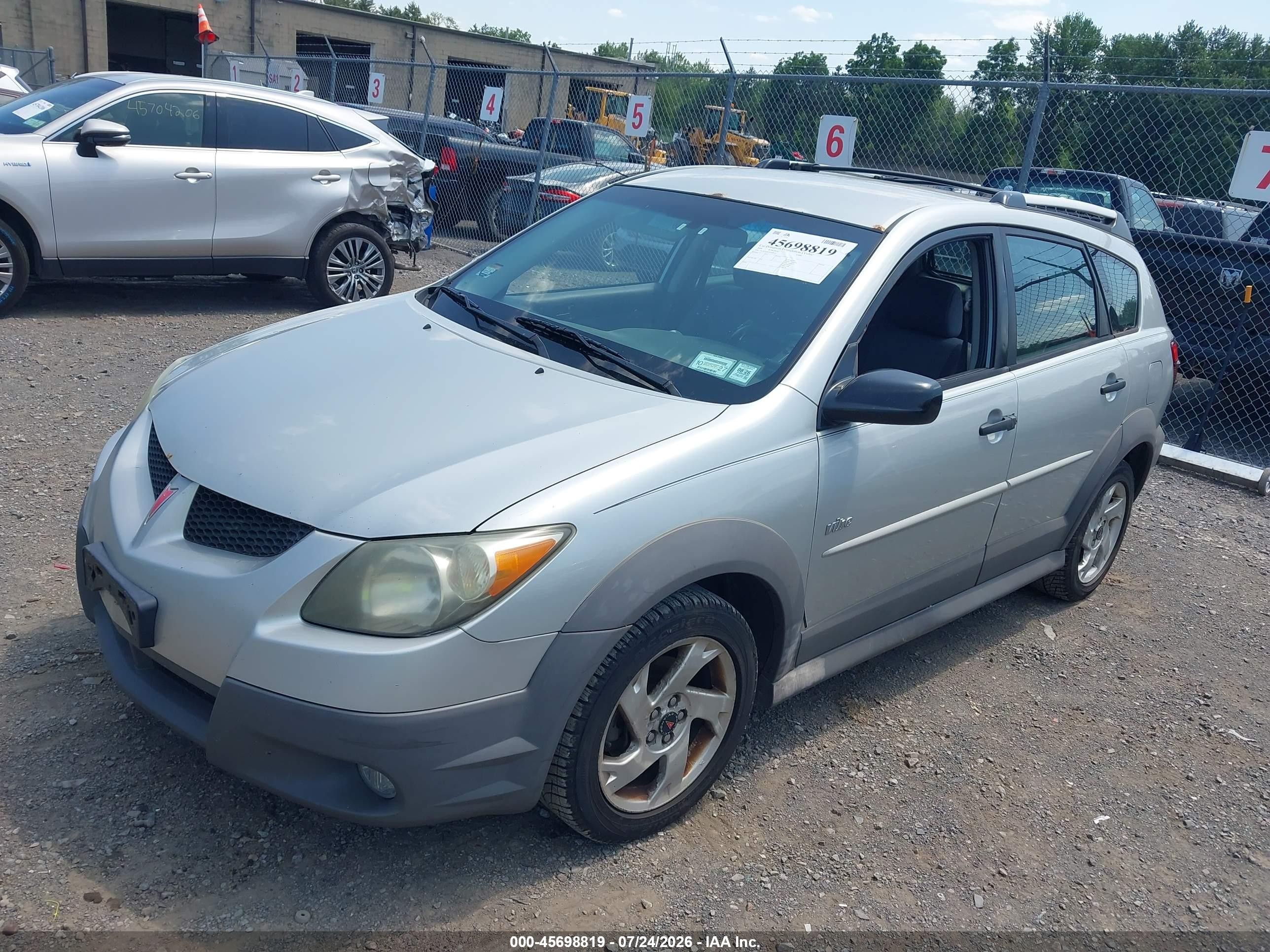 2004 Pontiac Vibe   Silver vin: 5Y2SL62894Z409539