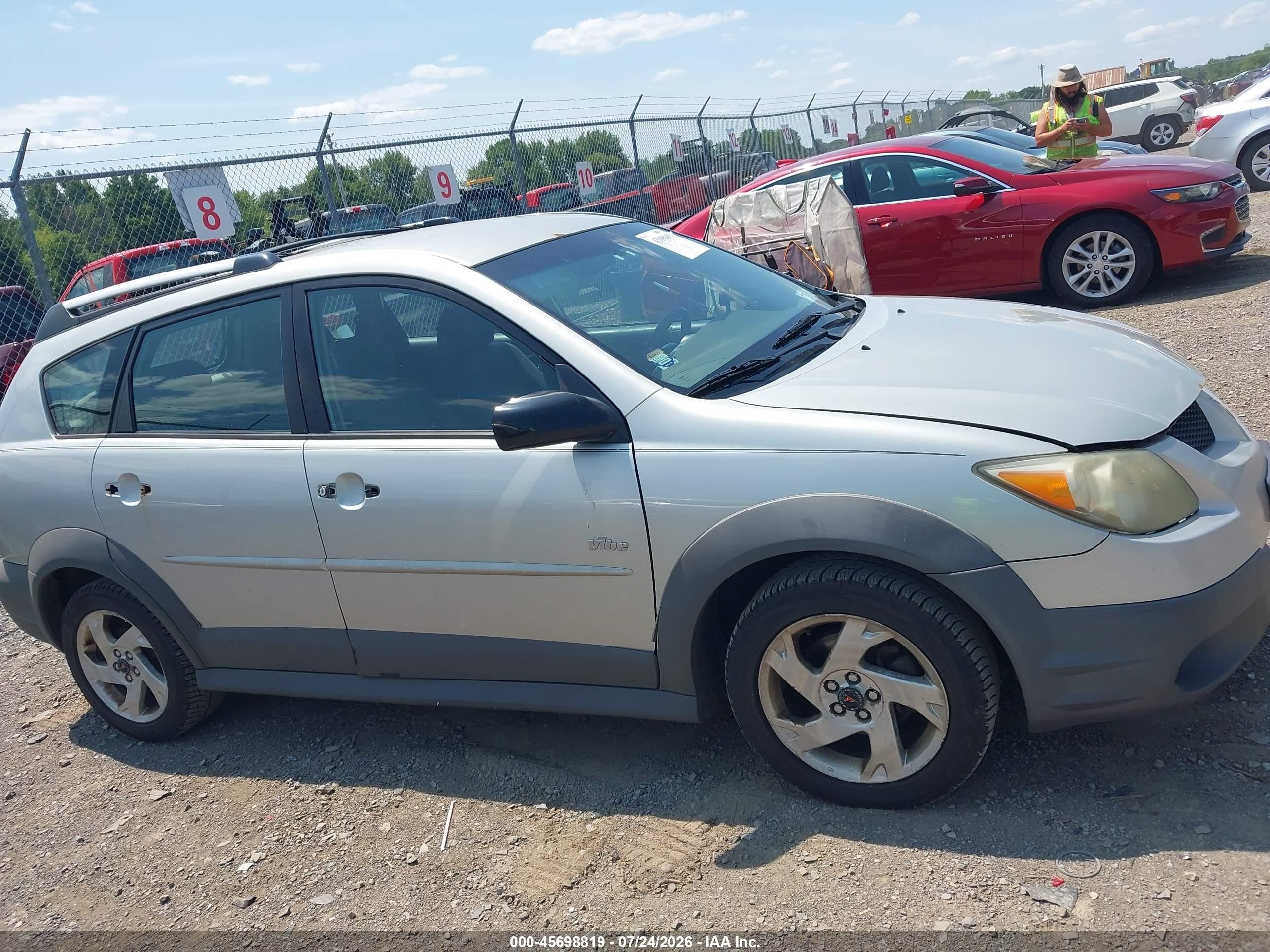 2004 Pontiac Vibe   Silver vin: 5Y2SL62894Z409539