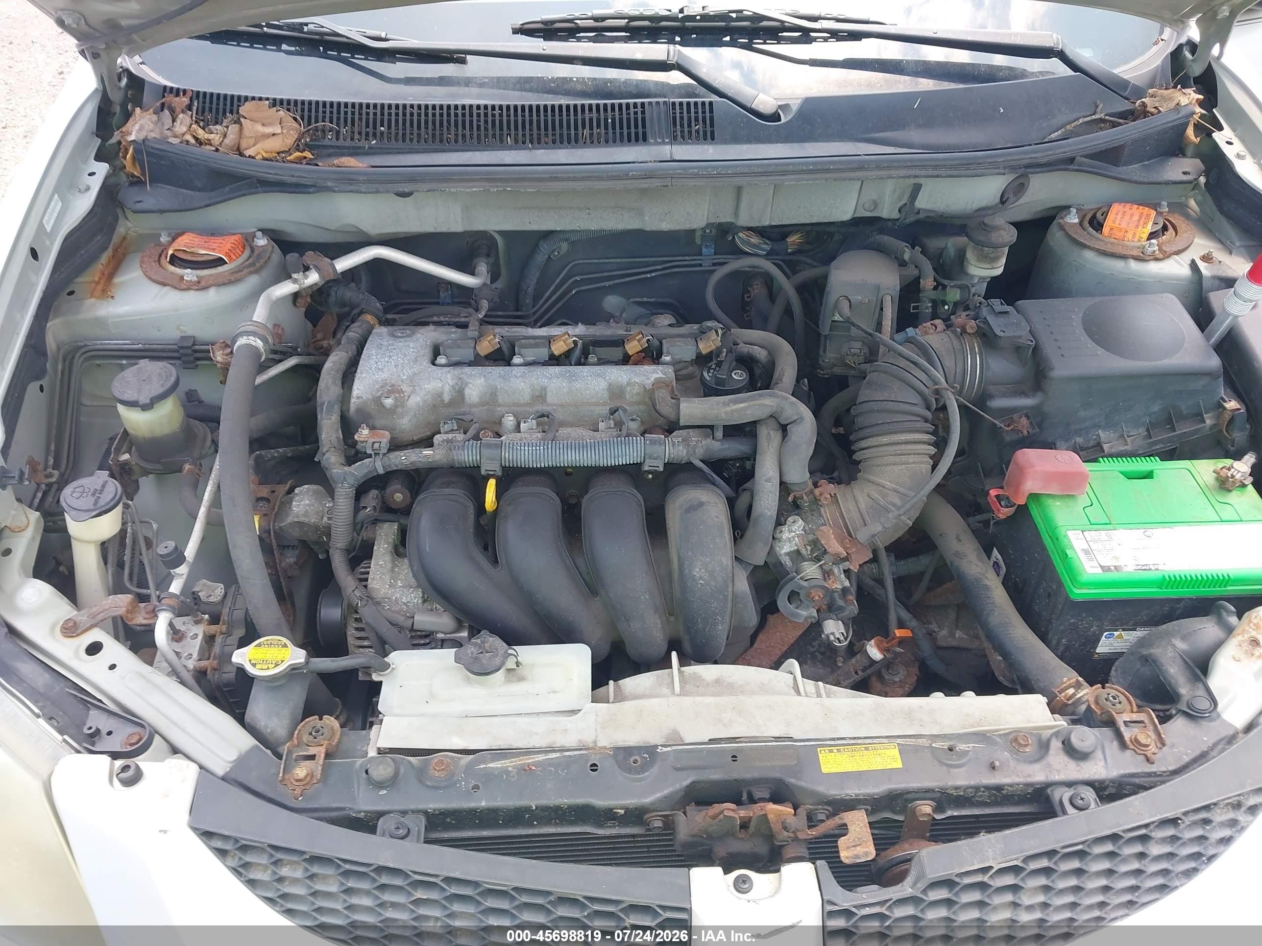 2004 Pontiac Vibe   Silver vin: 5Y2SL62894Z409539