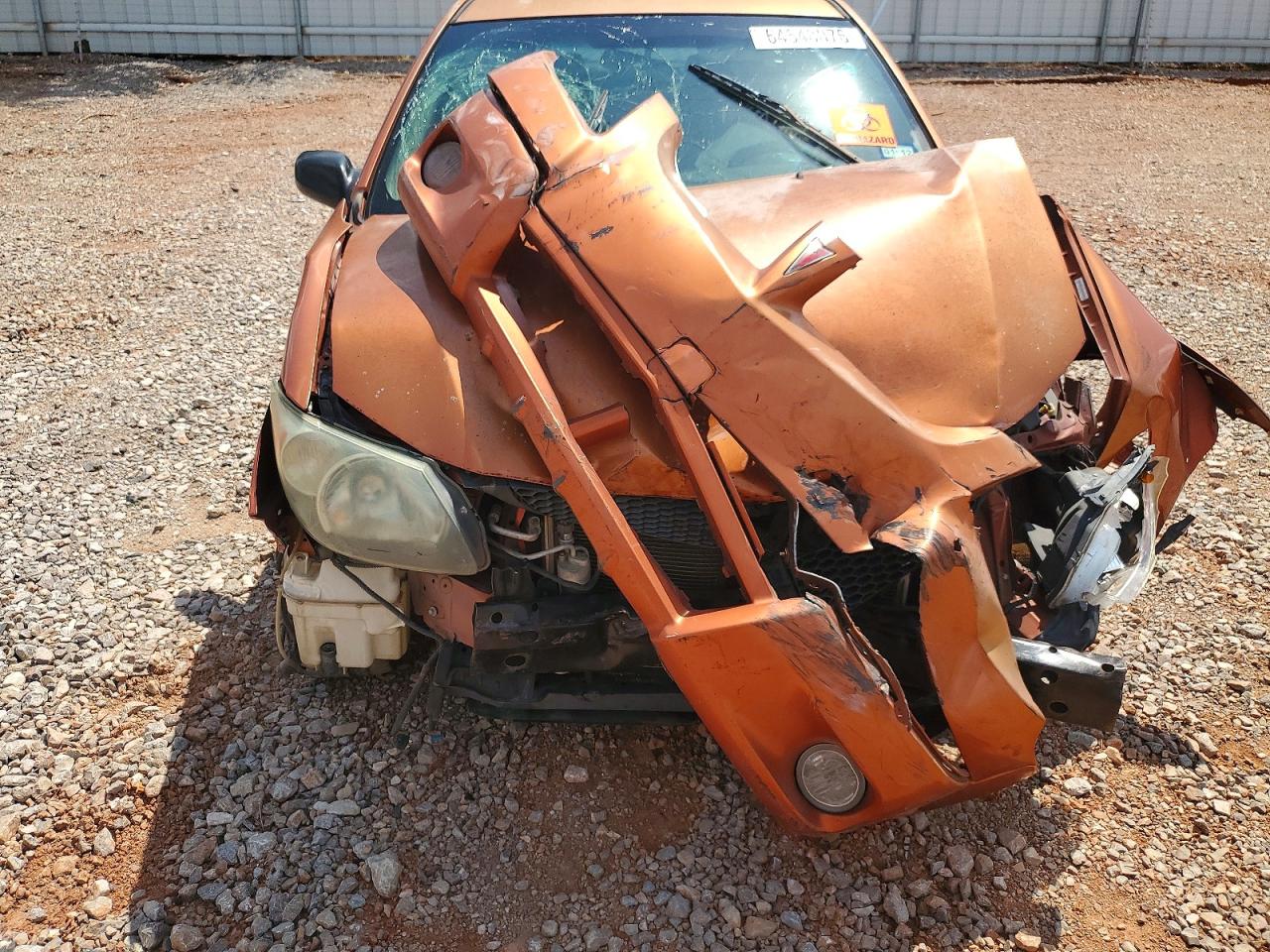 2004 Pontiac Vibe Orange vin: 5Y2SL62894Z418631