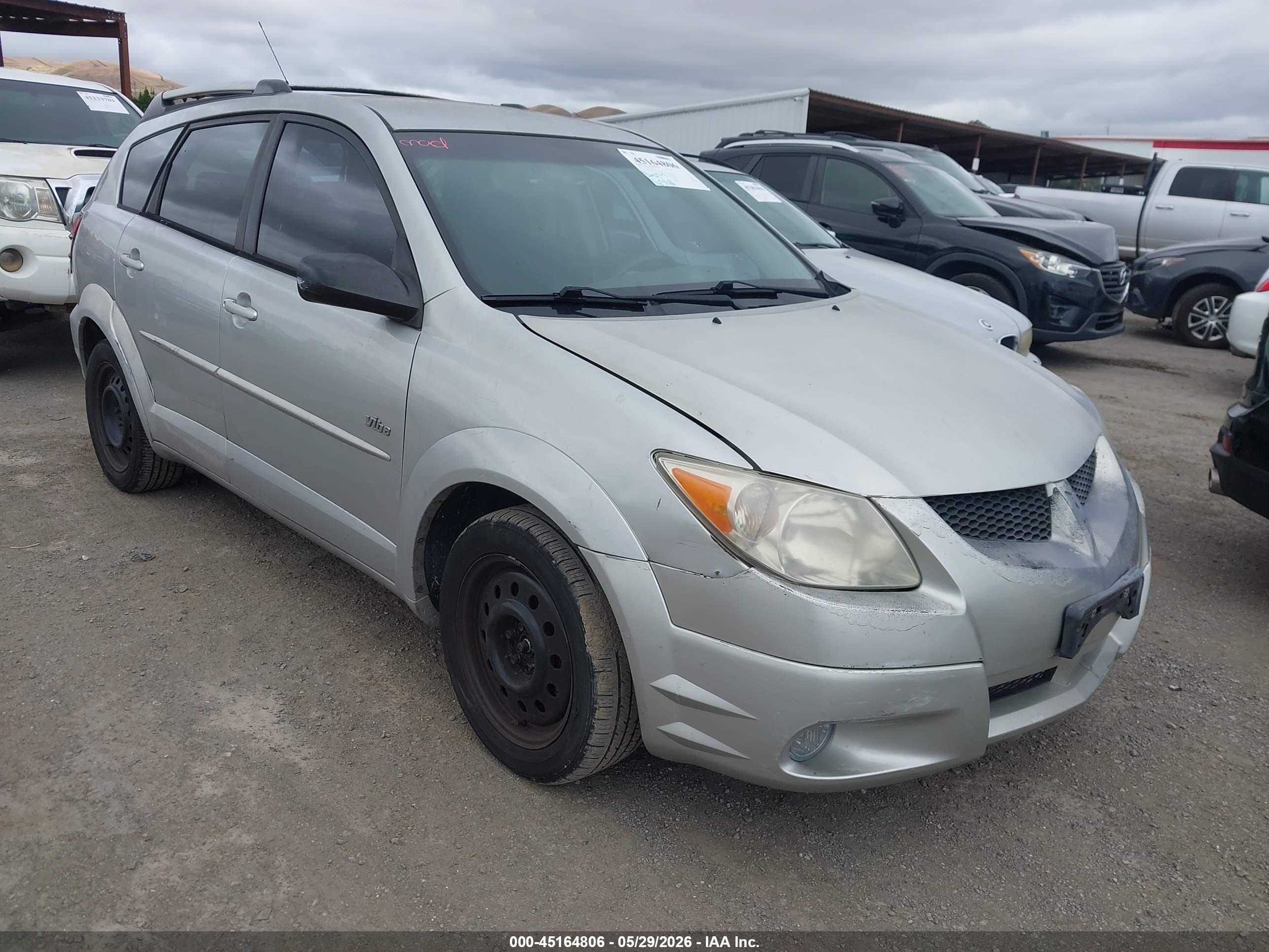 2004 Pontiac Vibe   Серый vin: 5Y2SL62894Z432805