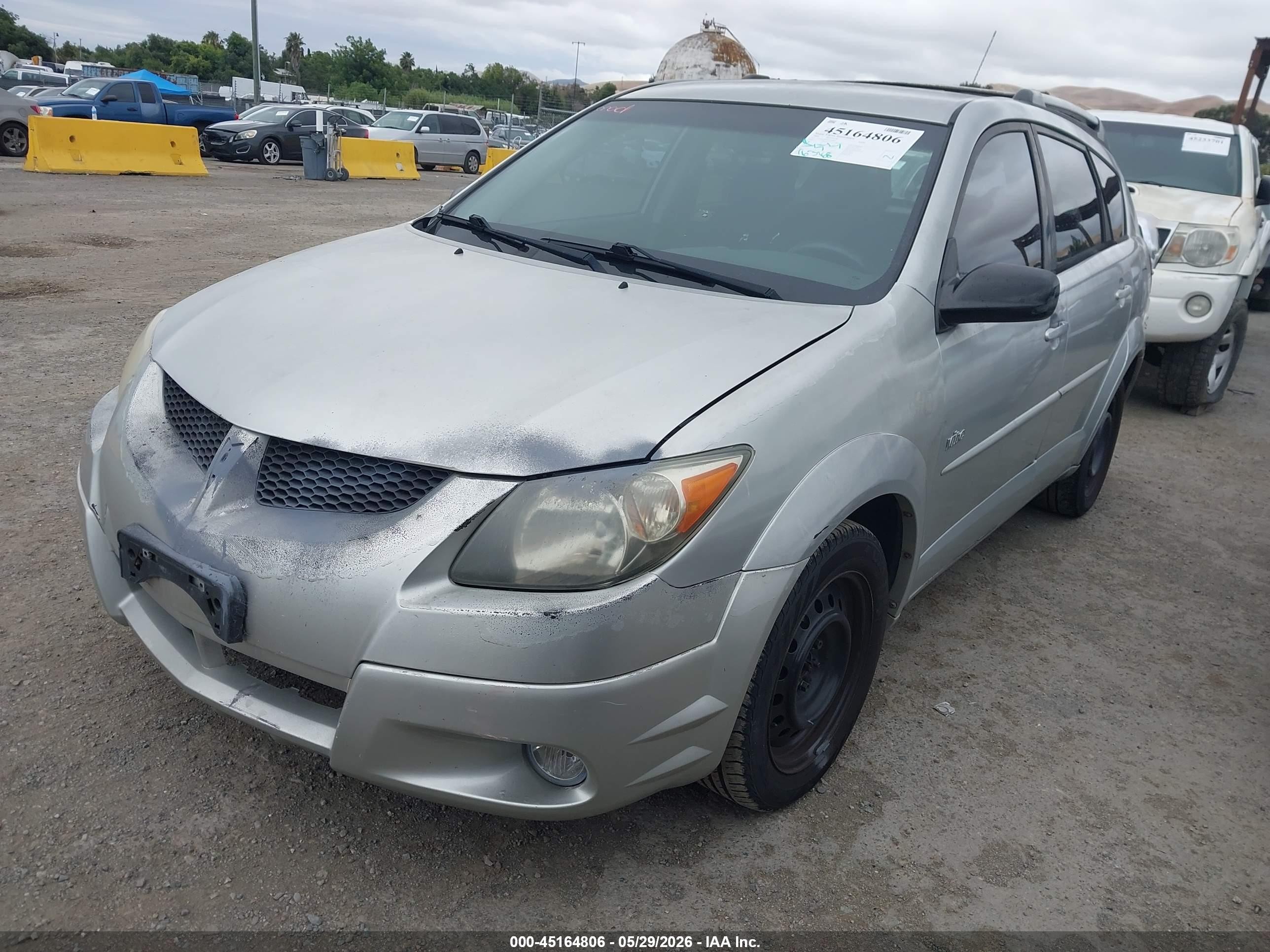 2004 Pontiac Vibe   Серый vin: 5Y2SL62894Z432805