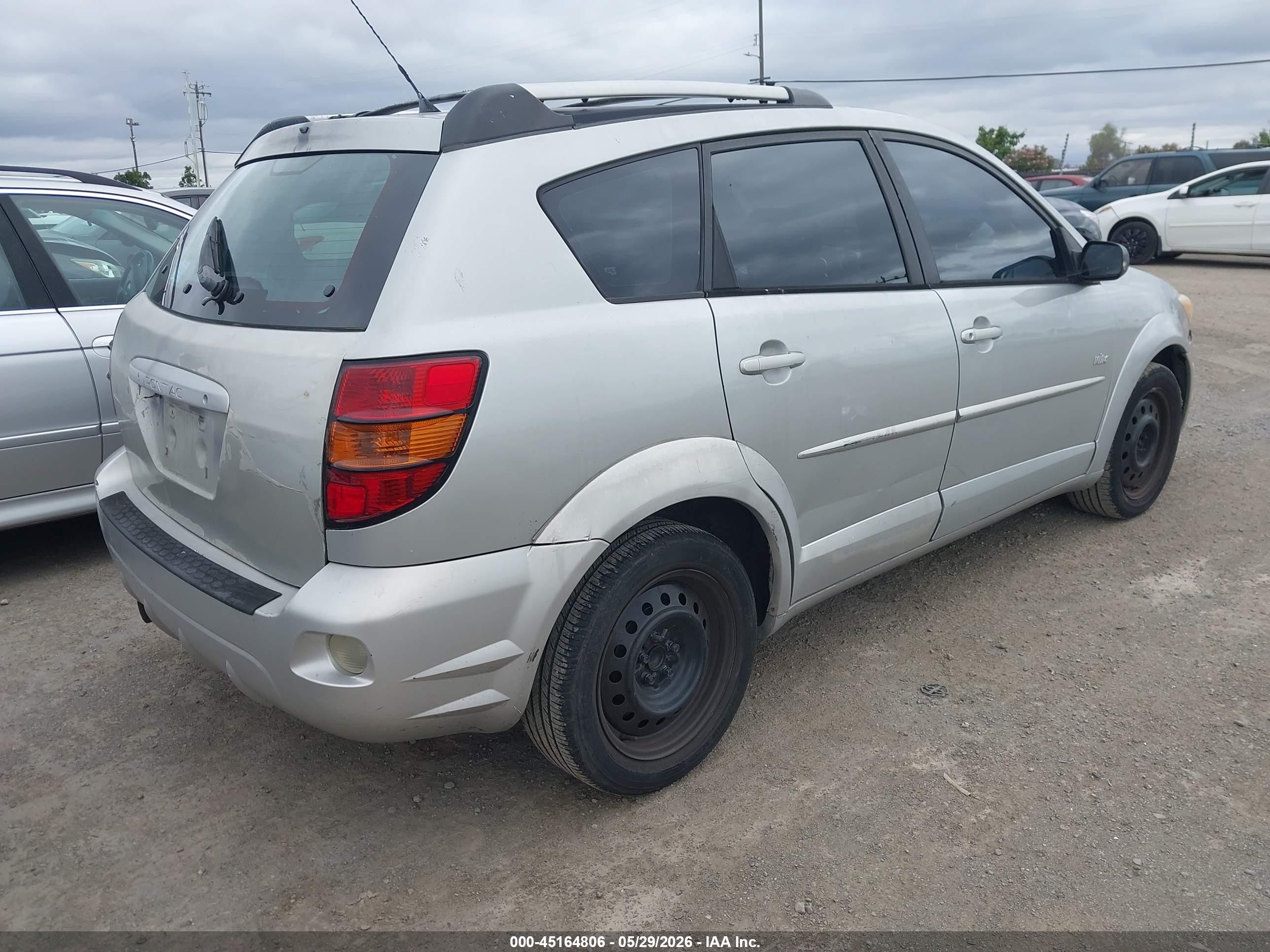 2004 Pontiac Vibe   Серый vin: 5Y2SL62894Z432805