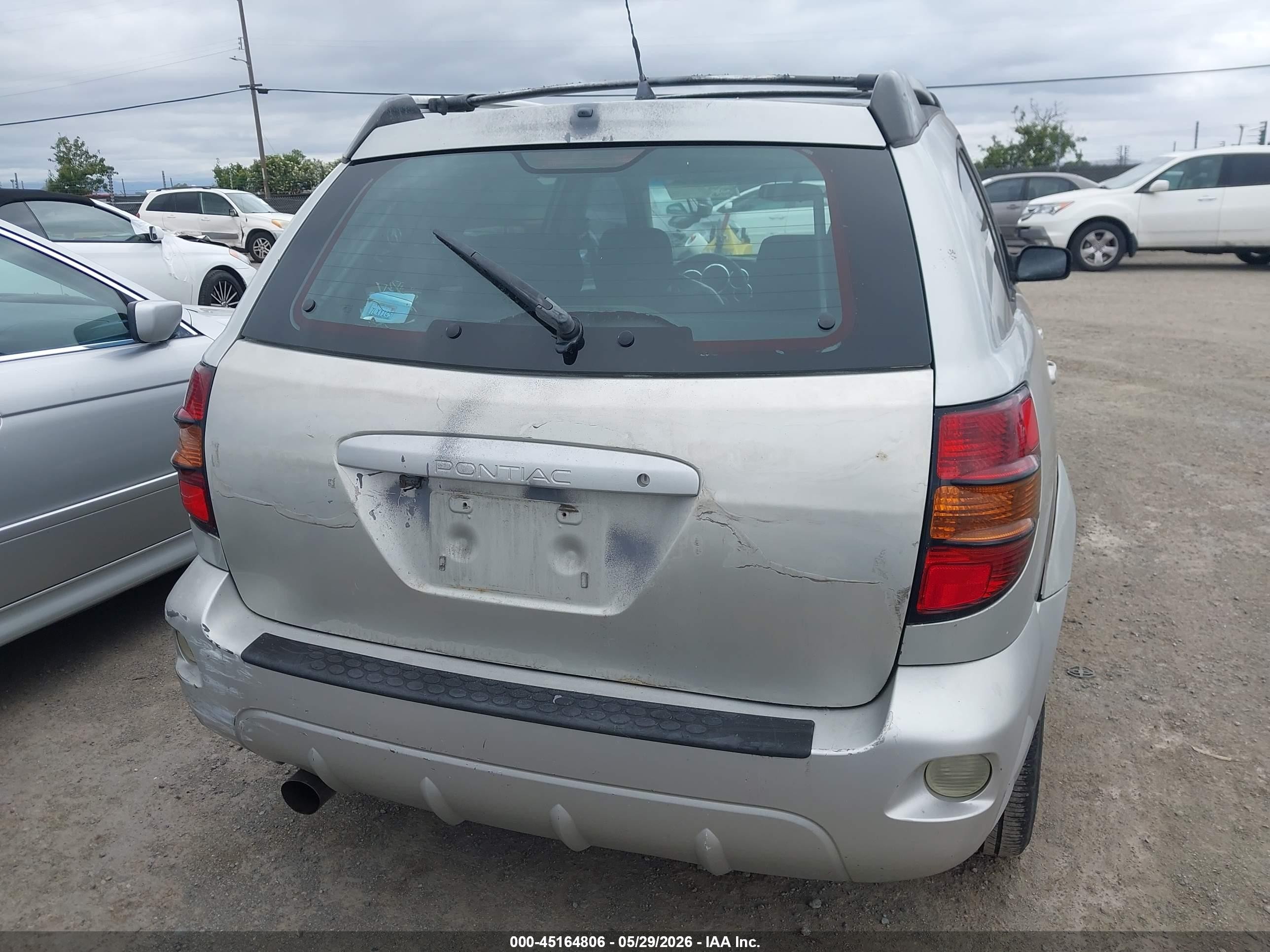 2004 Pontiac Vibe   Серый vin: 5Y2SL62894Z432805