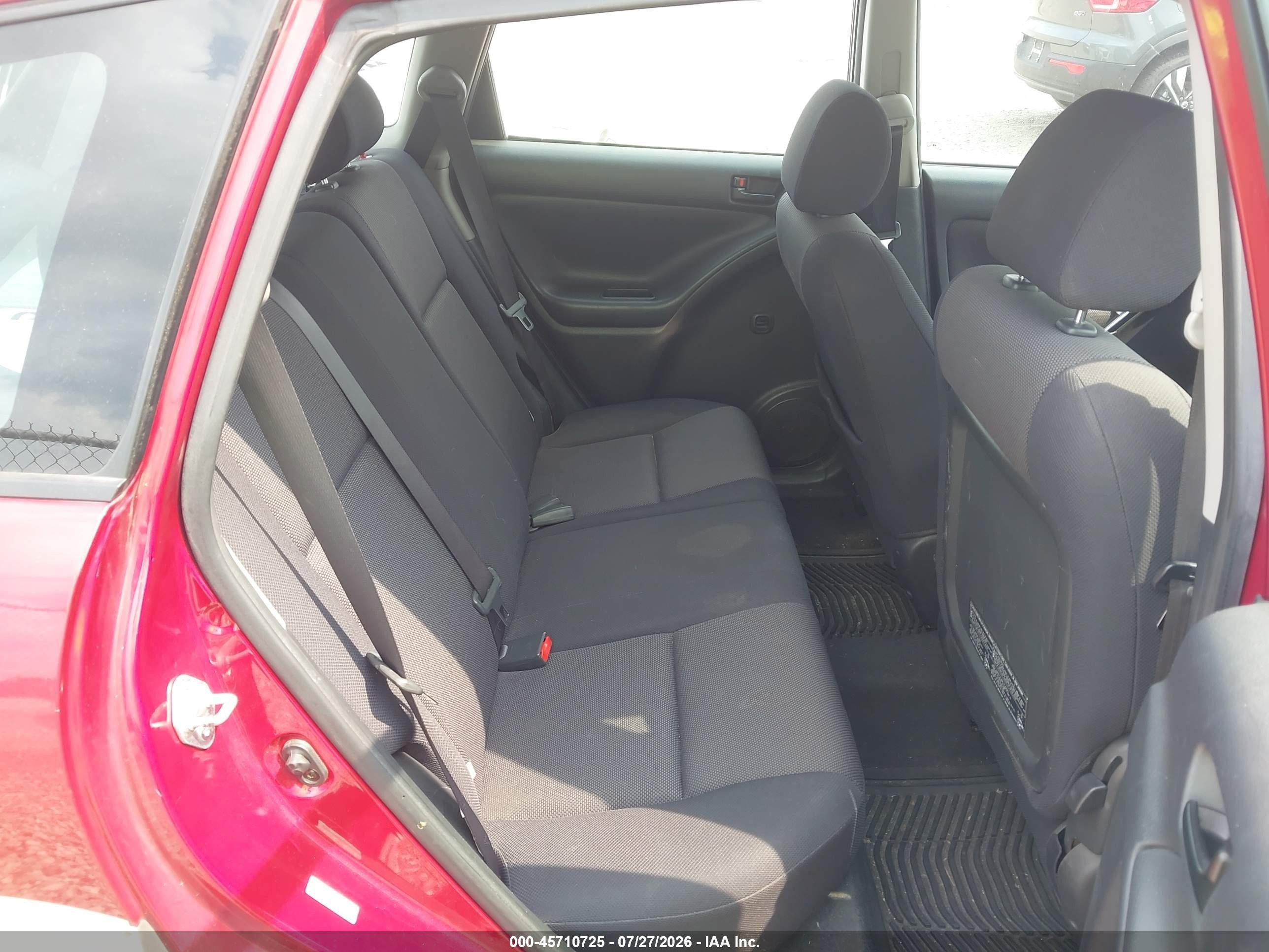2003 Pontiac Vibe   Red vin: 5Y2SL628X3Z467223