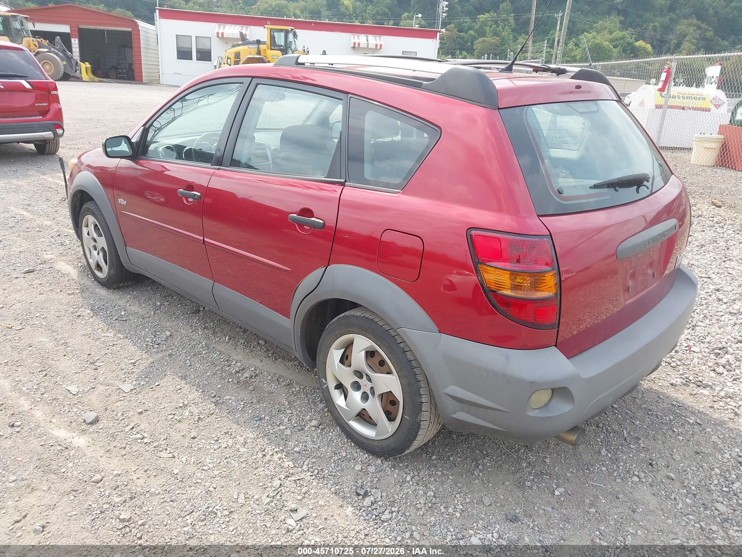 2003 Pontiac Vibe   Red vin: 5Y2SL628X3Z467223