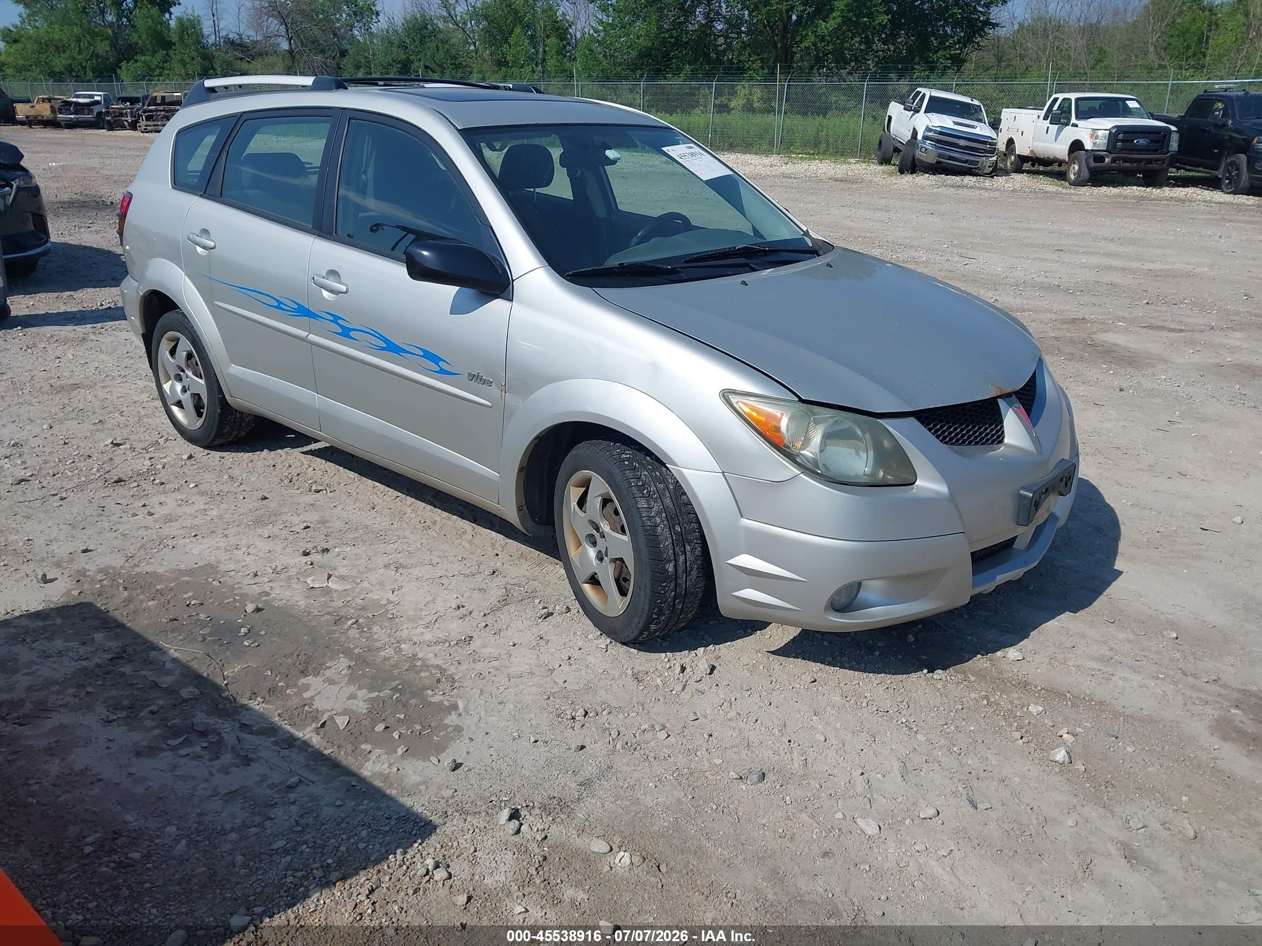 2004 Pontiac Vibe   Silver vin: 5Y2SL628X4Z411199