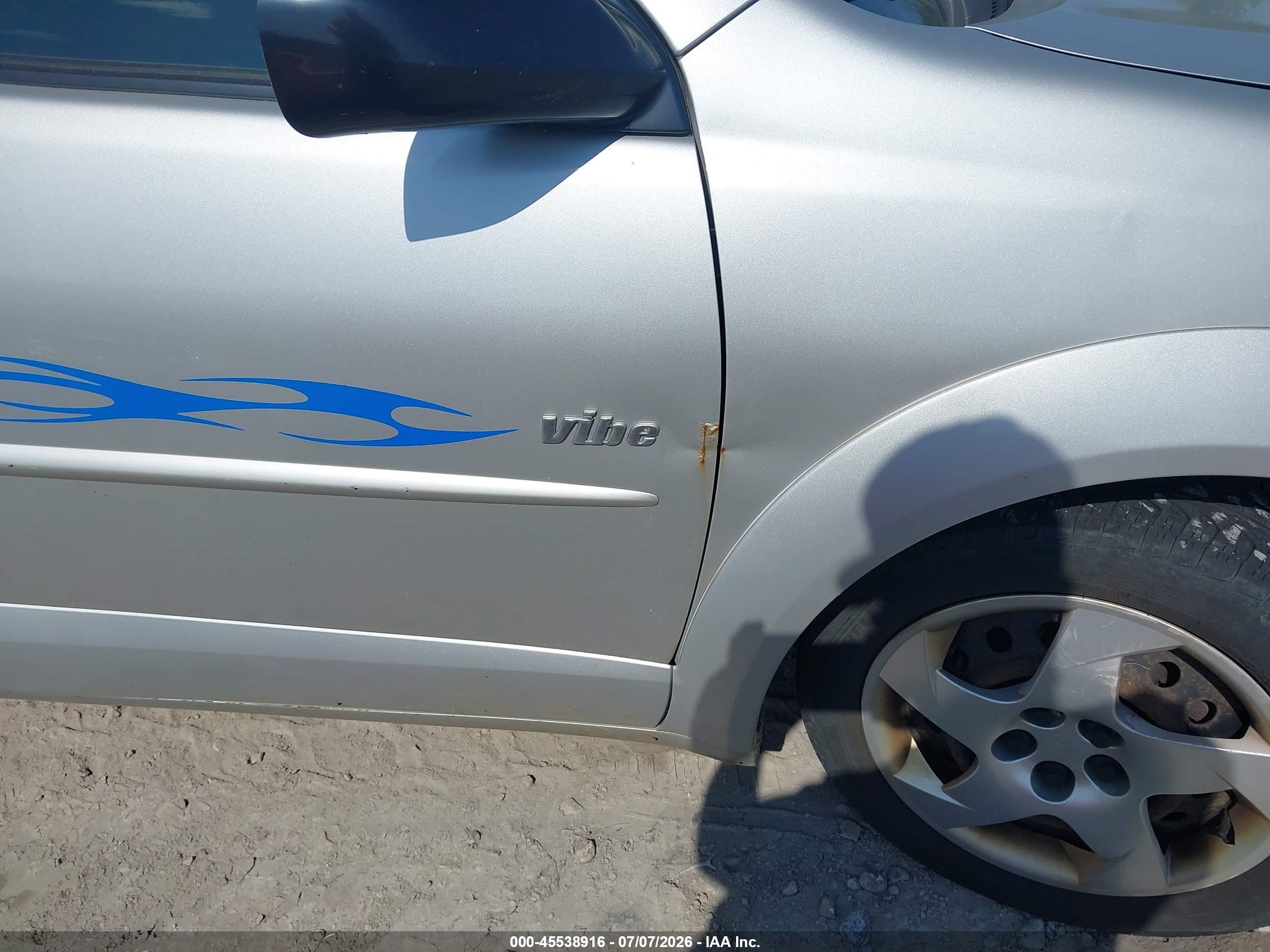 2004 Pontiac Vibe   Silver vin: 5Y2SL628X4Z411199