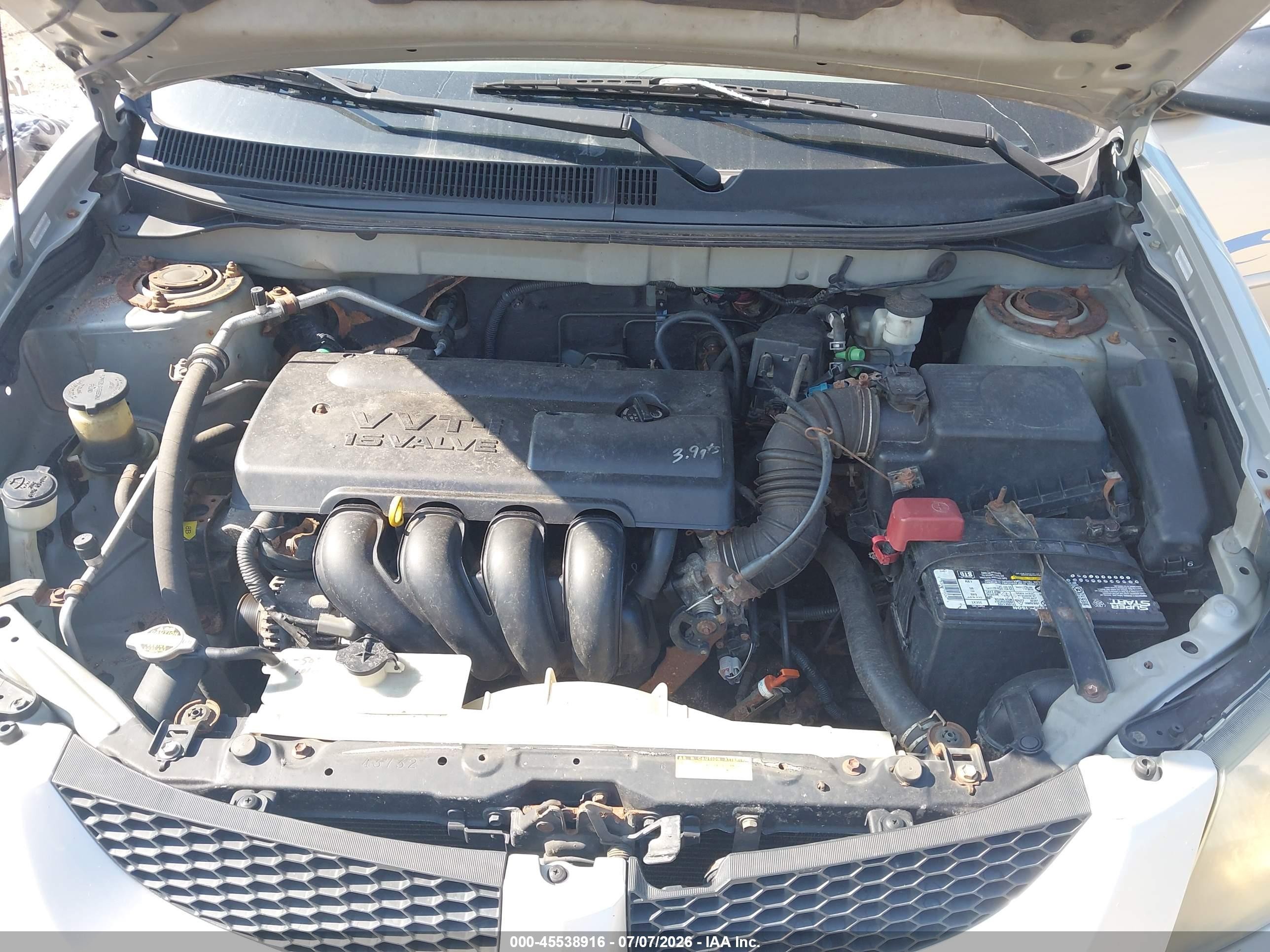 2004 Pontiac Vibe   Silver vin: 5Y2SL628X4Z411199