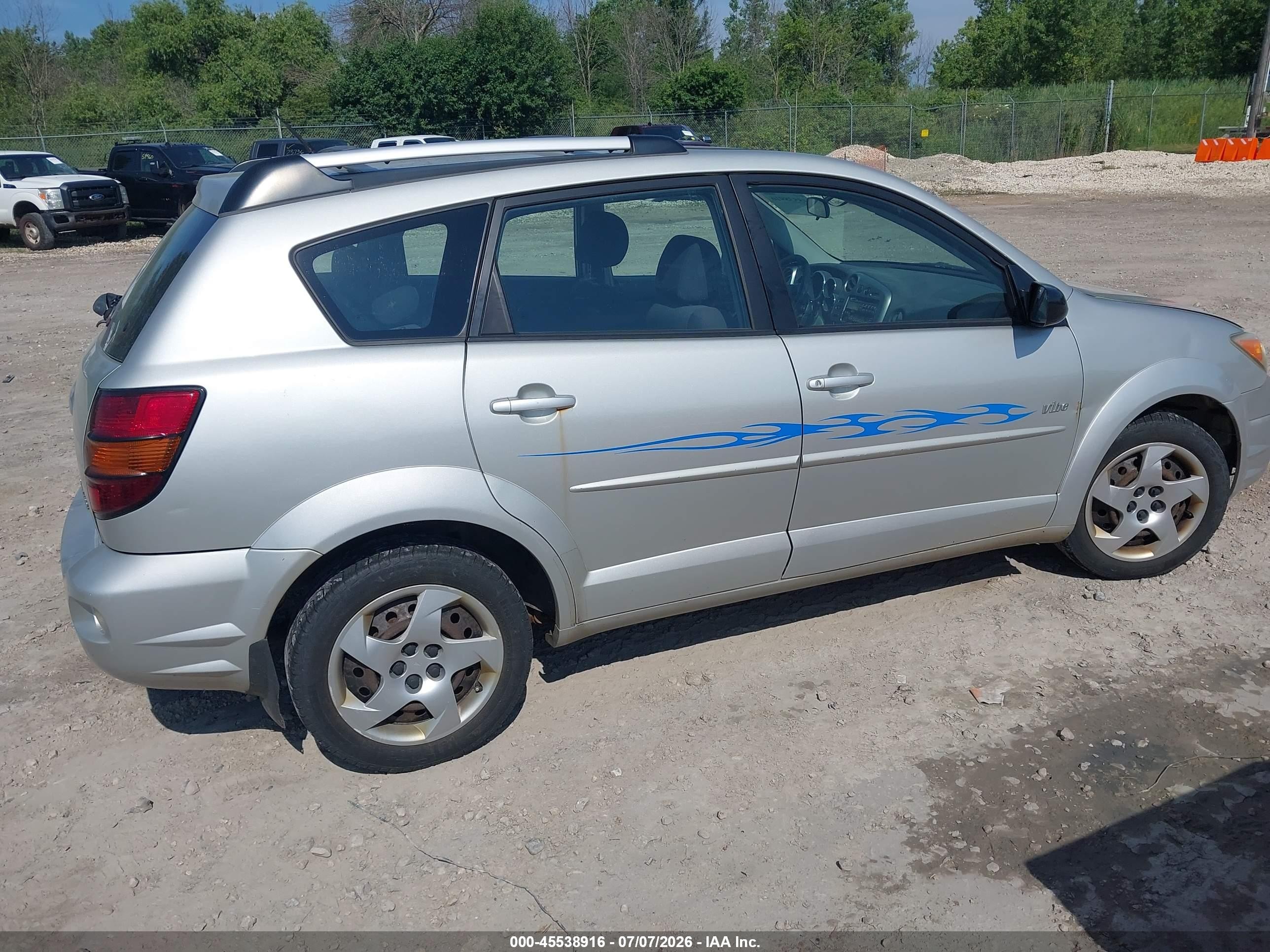 2004 Pontiac Vibe   Silver vin: 5Y2SL628X4Z411199