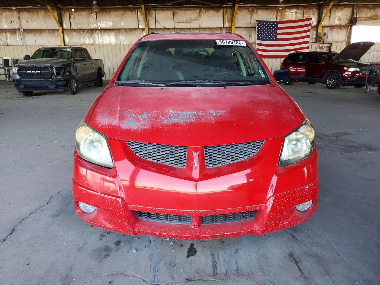 2004 Pontiac Vibe Red vin: 5Y2SL628X4Z439228