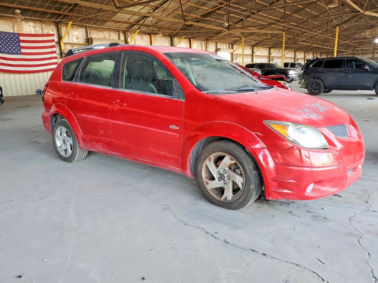 2004 Pontiac Vibe Red vin: 5Y2SL628X4Z439228