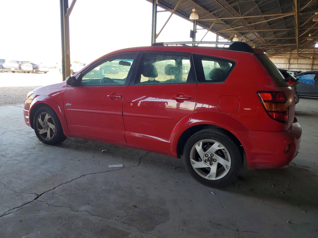 2004 Pontiac Vibe Red vin: 5Y2SL628X4Z439228