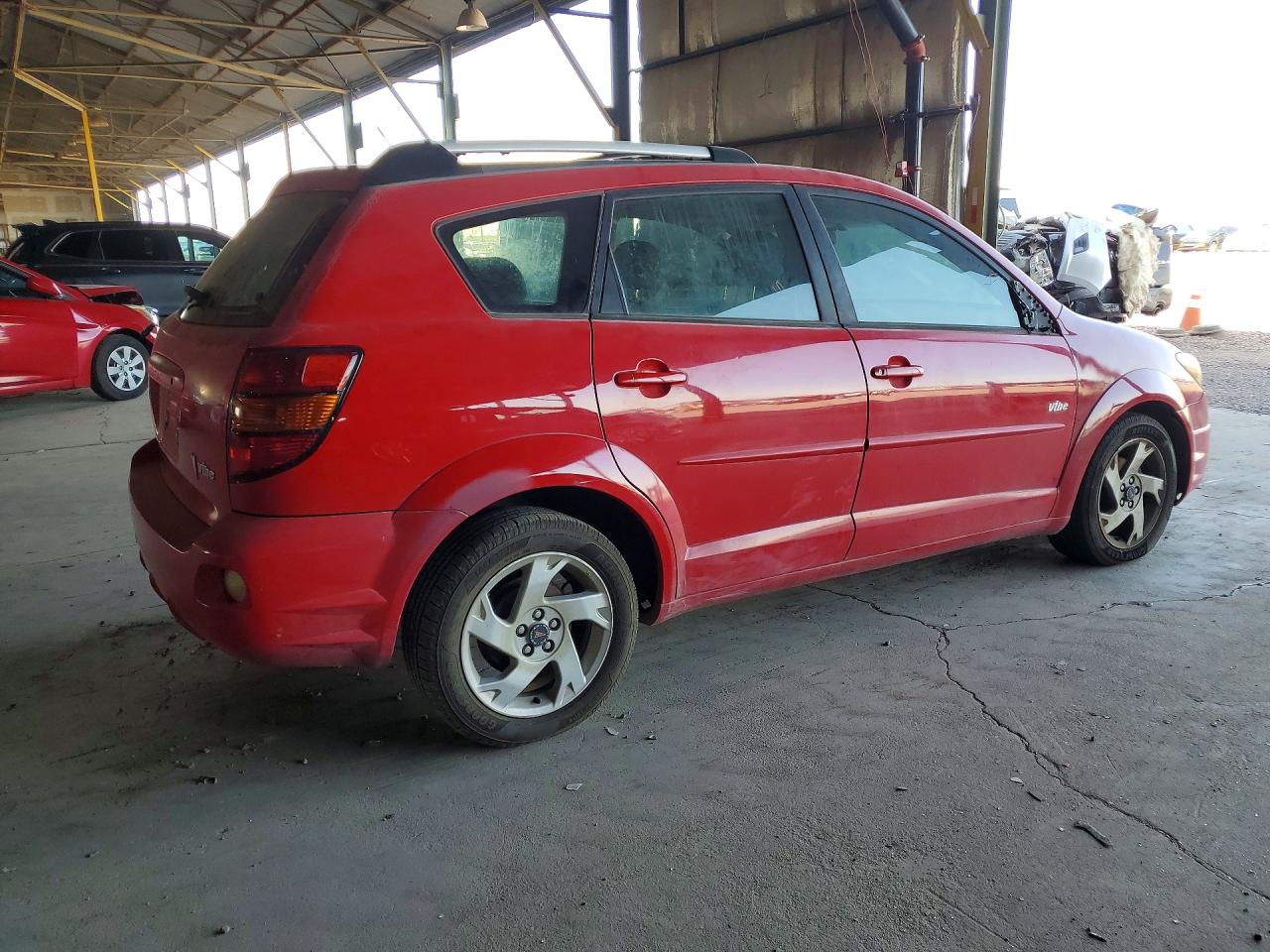 2004 Pontiac Vibe Red vin: 5Y2SL628X4Z439228