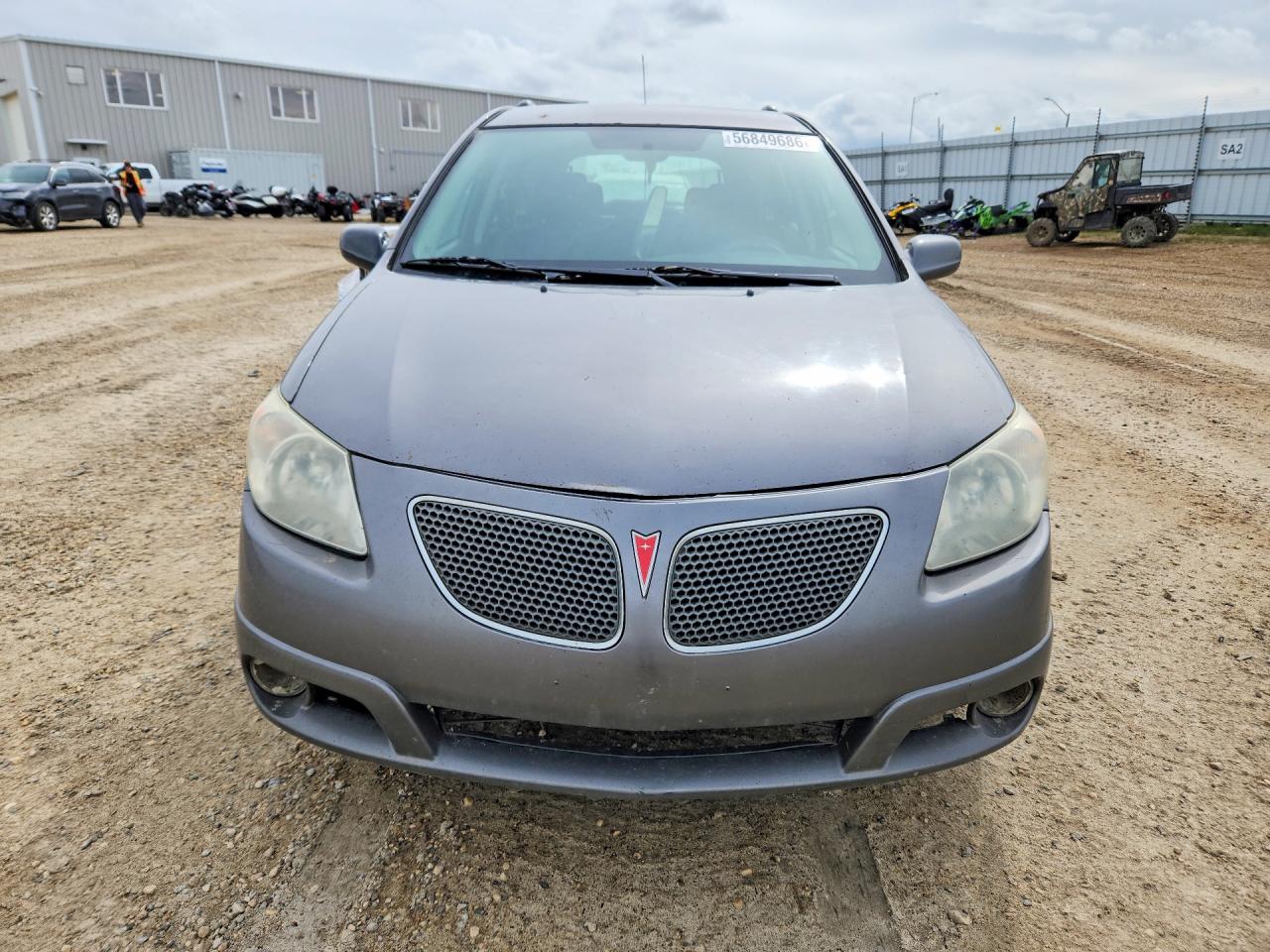 2005 Pontiac Vibe Gray vin: 5Y2SL63805Z414418