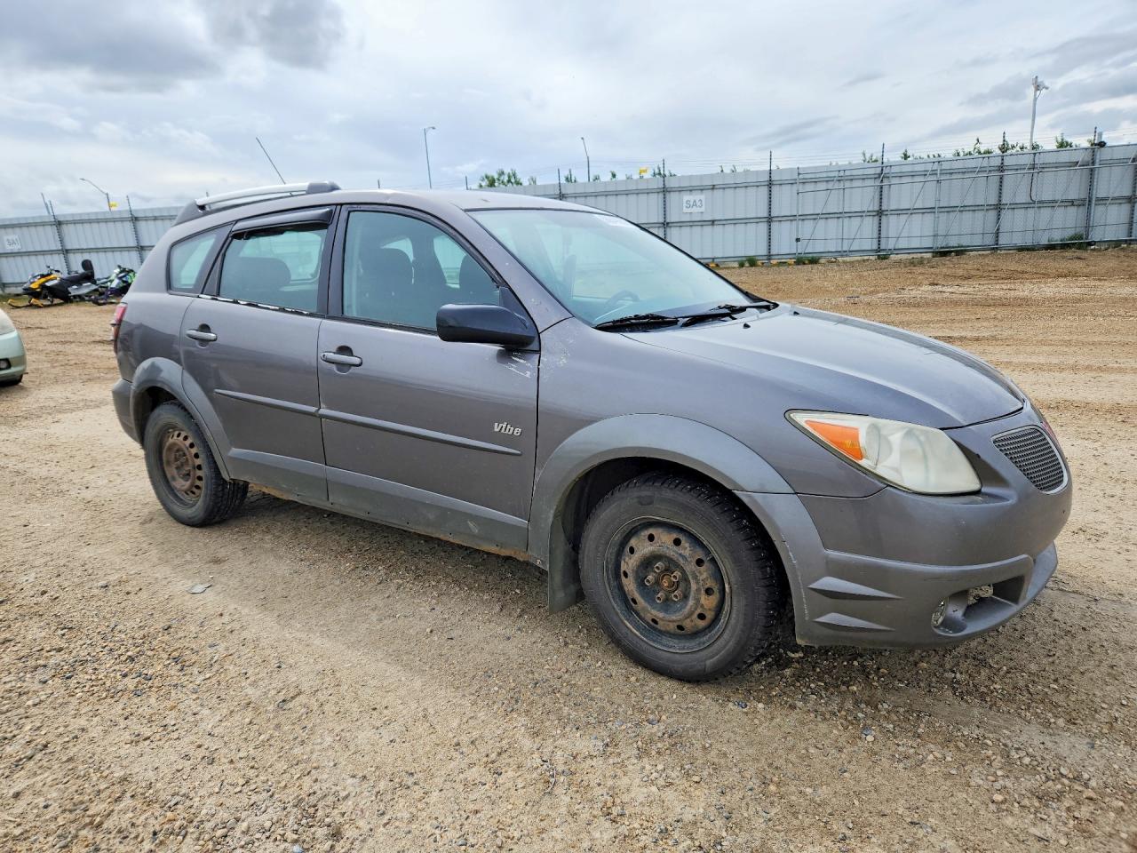 2005 Pontiac Vibe Gray vin: 5Y2SL63805Z414418