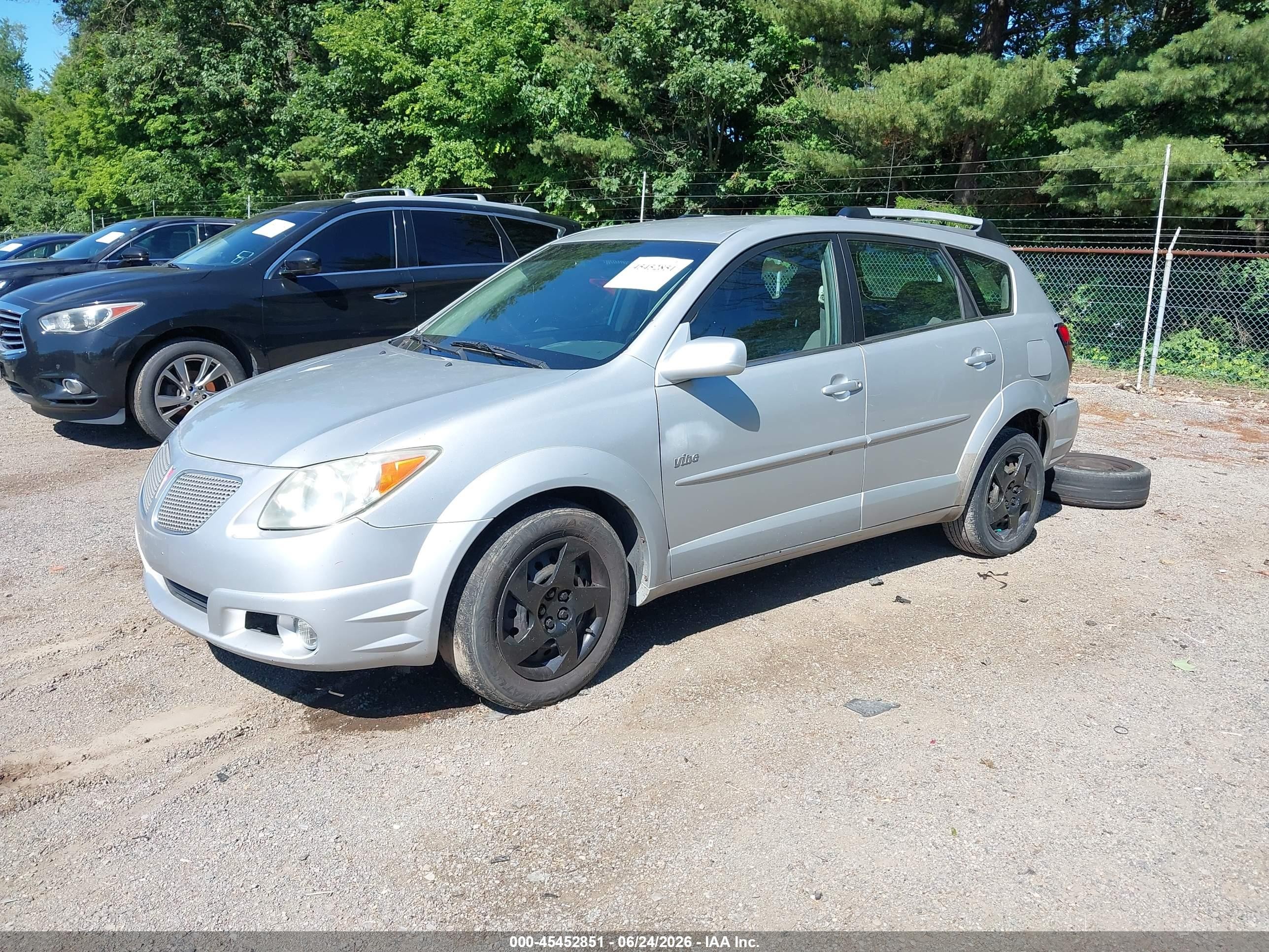 2005 Pontiac Vibe   Silver vin: 5Y2SL63805Z427248
