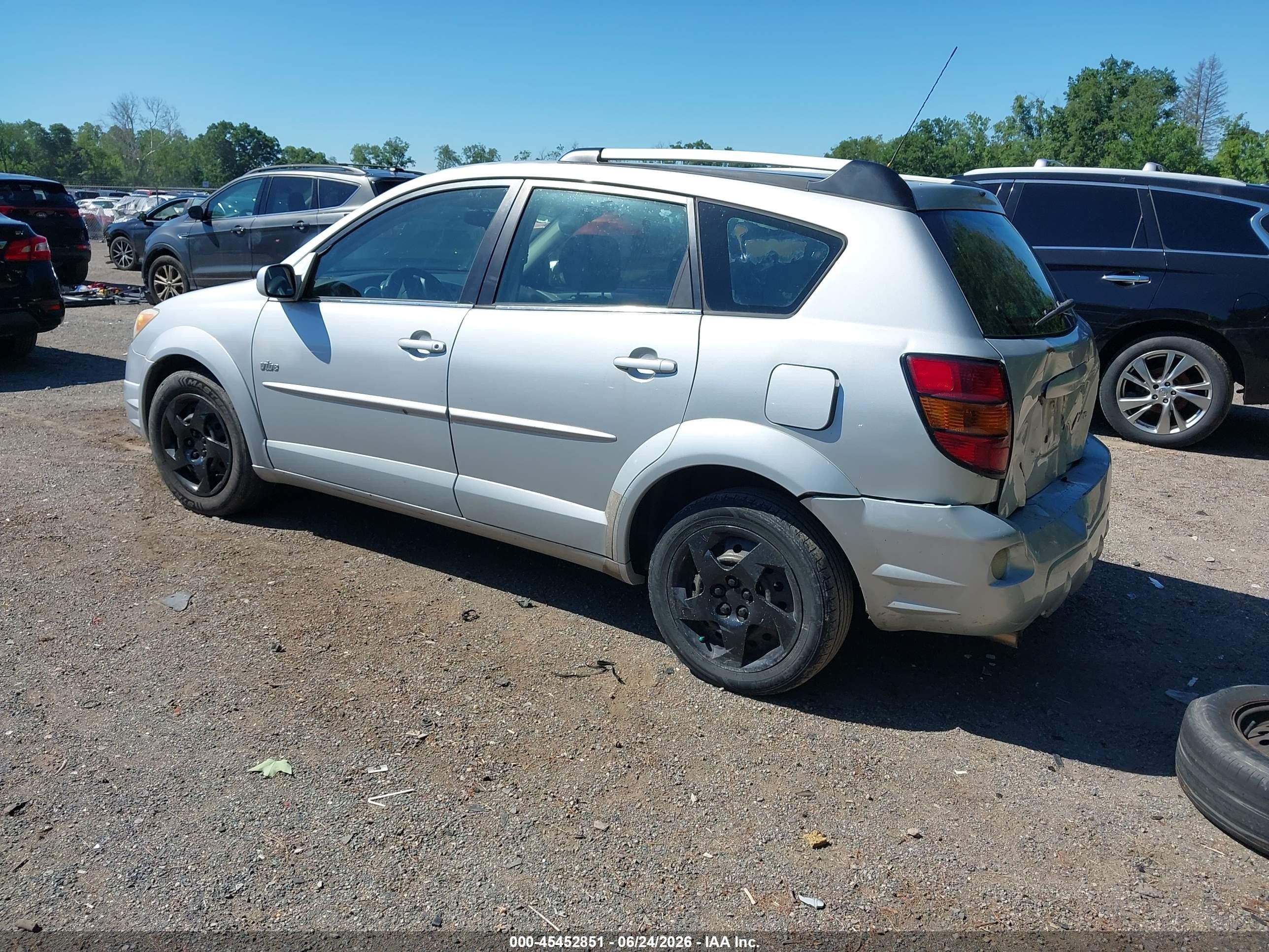 2005 Pontiac Vibe   Silver vin: 5Y2SL63805Z427248
