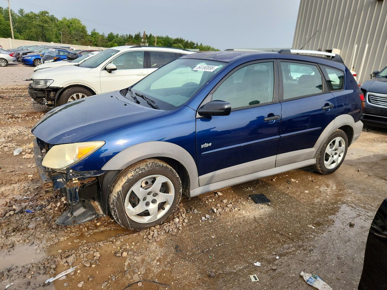 2005 Pontiac Vibe Blue vin: 5Y2SL63805Z457737