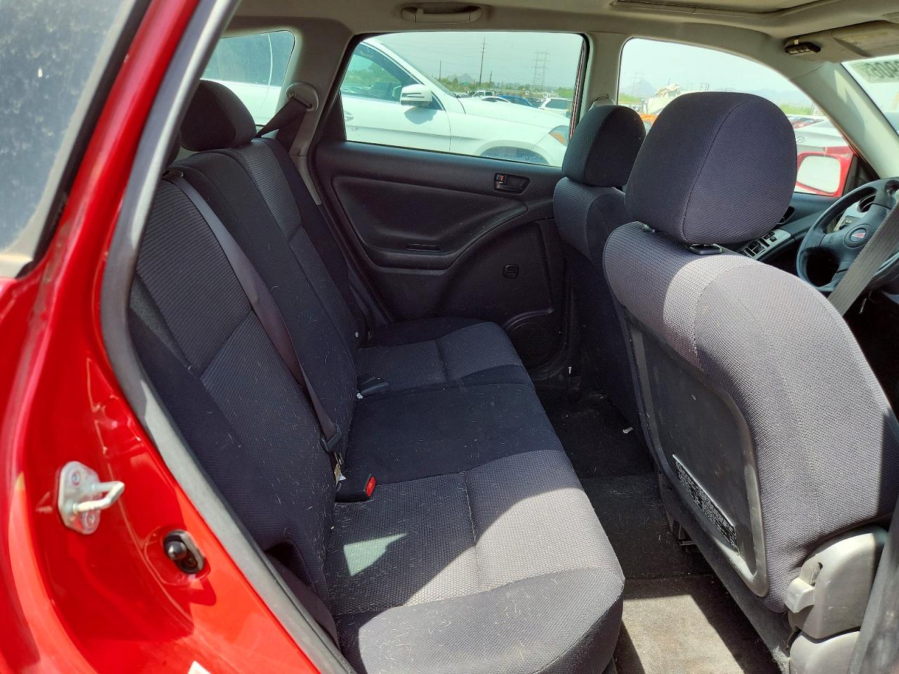 2005 Pontiac Vibe Red vin: 5Y2SL63815Z411074