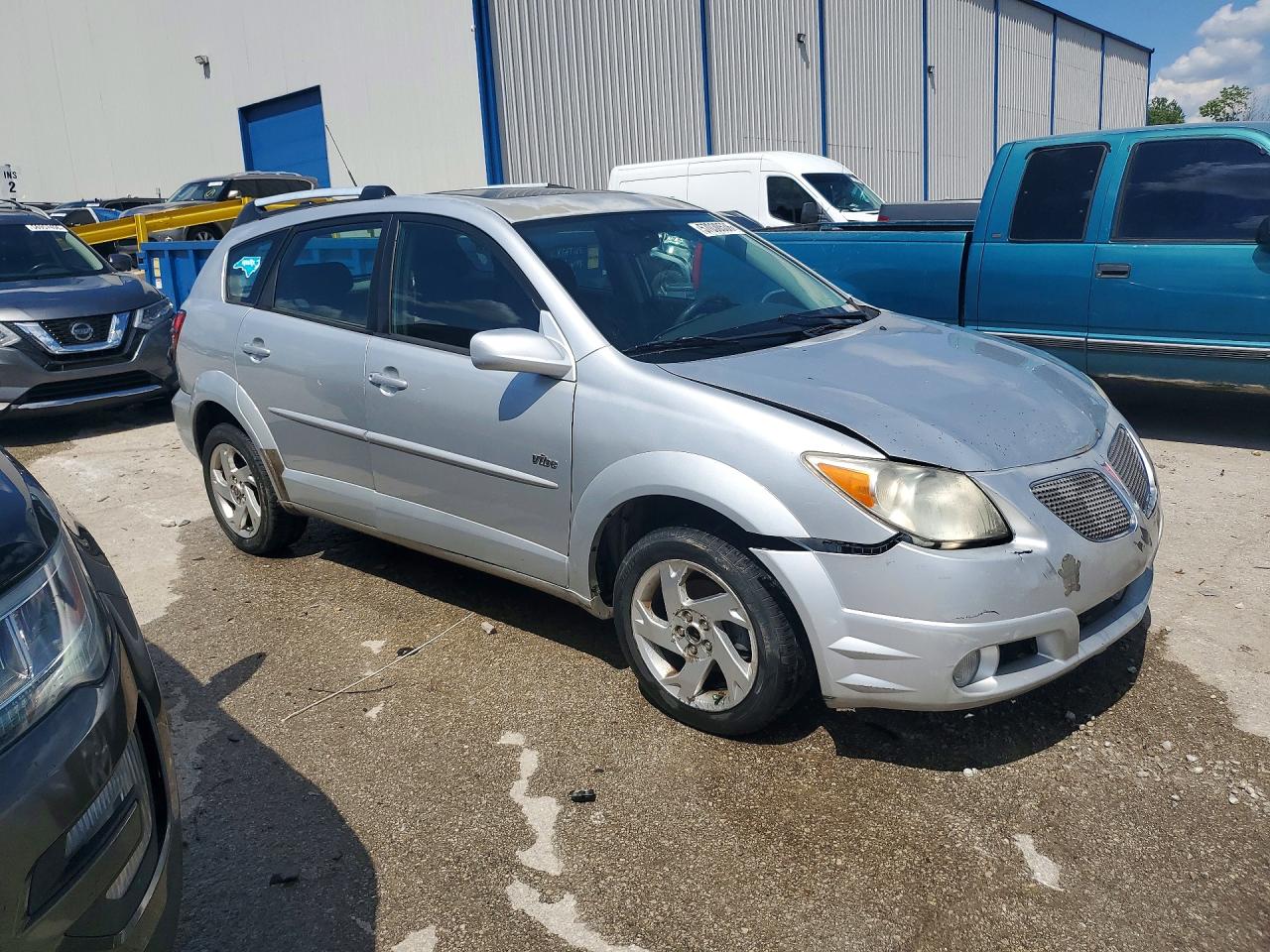 2005 Pontiac Vibe Silver vin: 5Y2SL63815Z435231